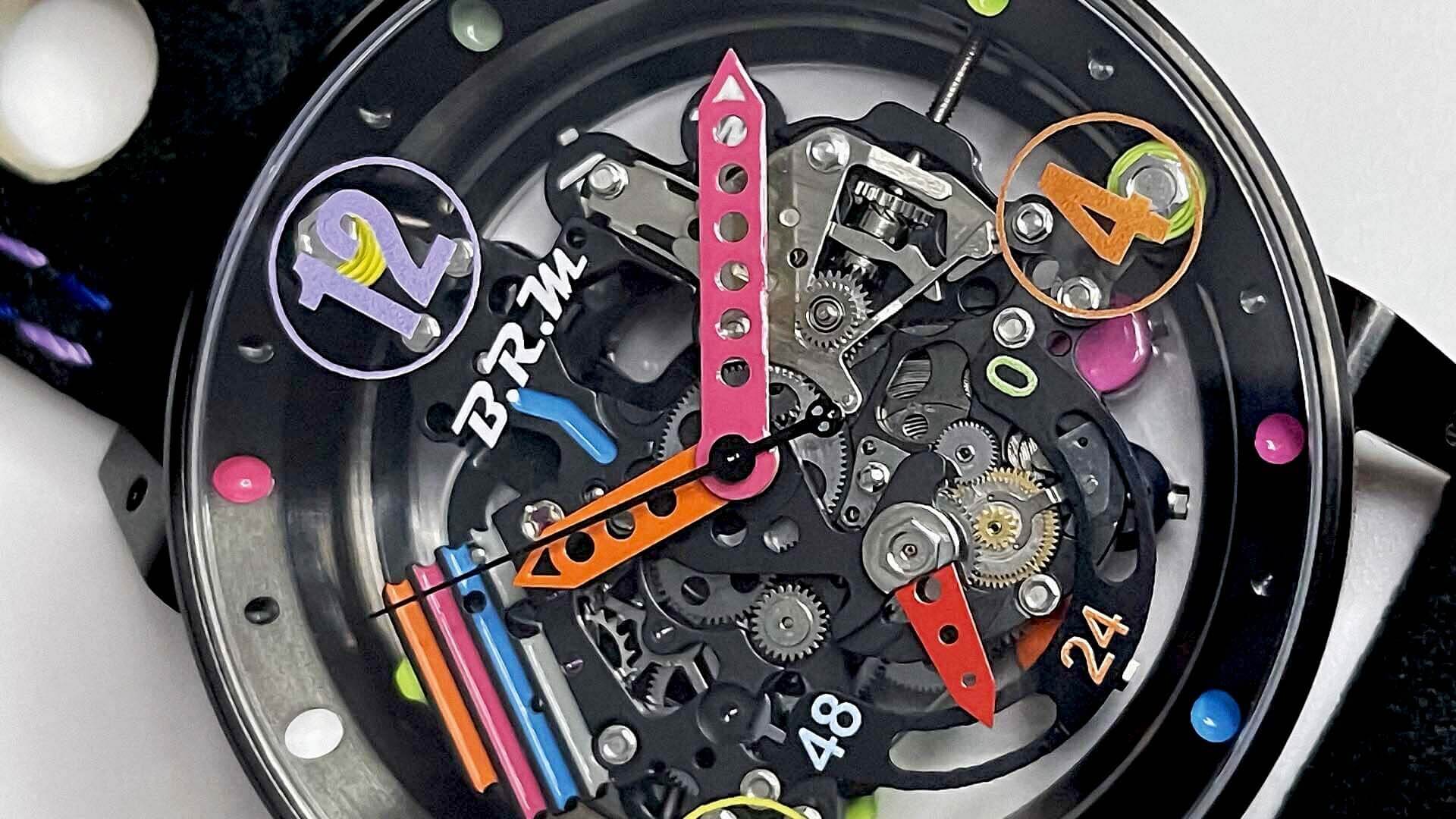 Introducing the B.R.M. Chronographes R50-N-Art Car: 12 Unique Timepieces, Just in Time for Christmas