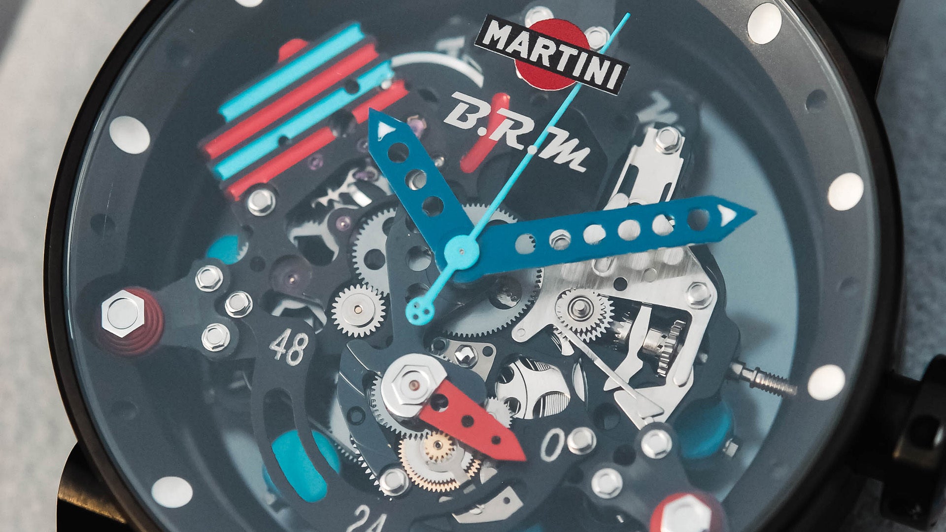 Introducing the B.R.M Chronographes Martini Racing™ R50-TN-MR