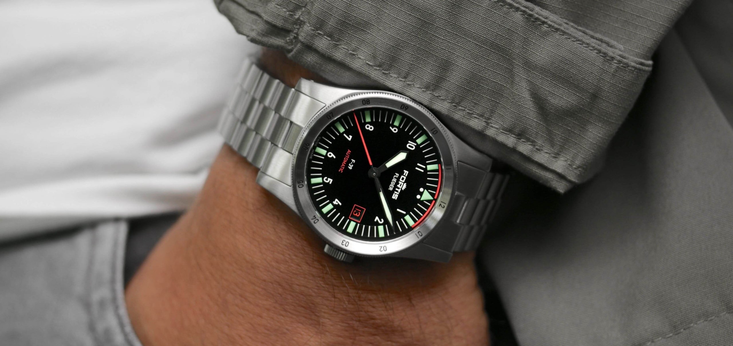 f　39色 Simplicity is King: Fortis Expands its Flieger Collection with F-39 an