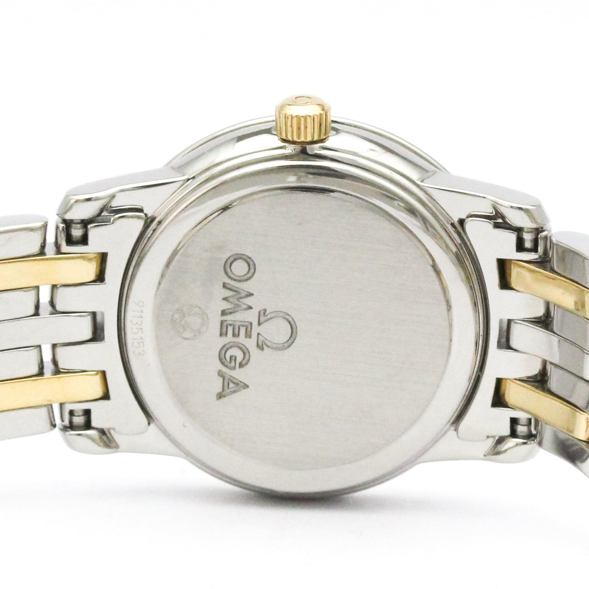 OMEGA De Ville Prestige MOP Damenuhr aus 18 Karat Gold Edelstahl Quarz 424.20.24.60.05.001