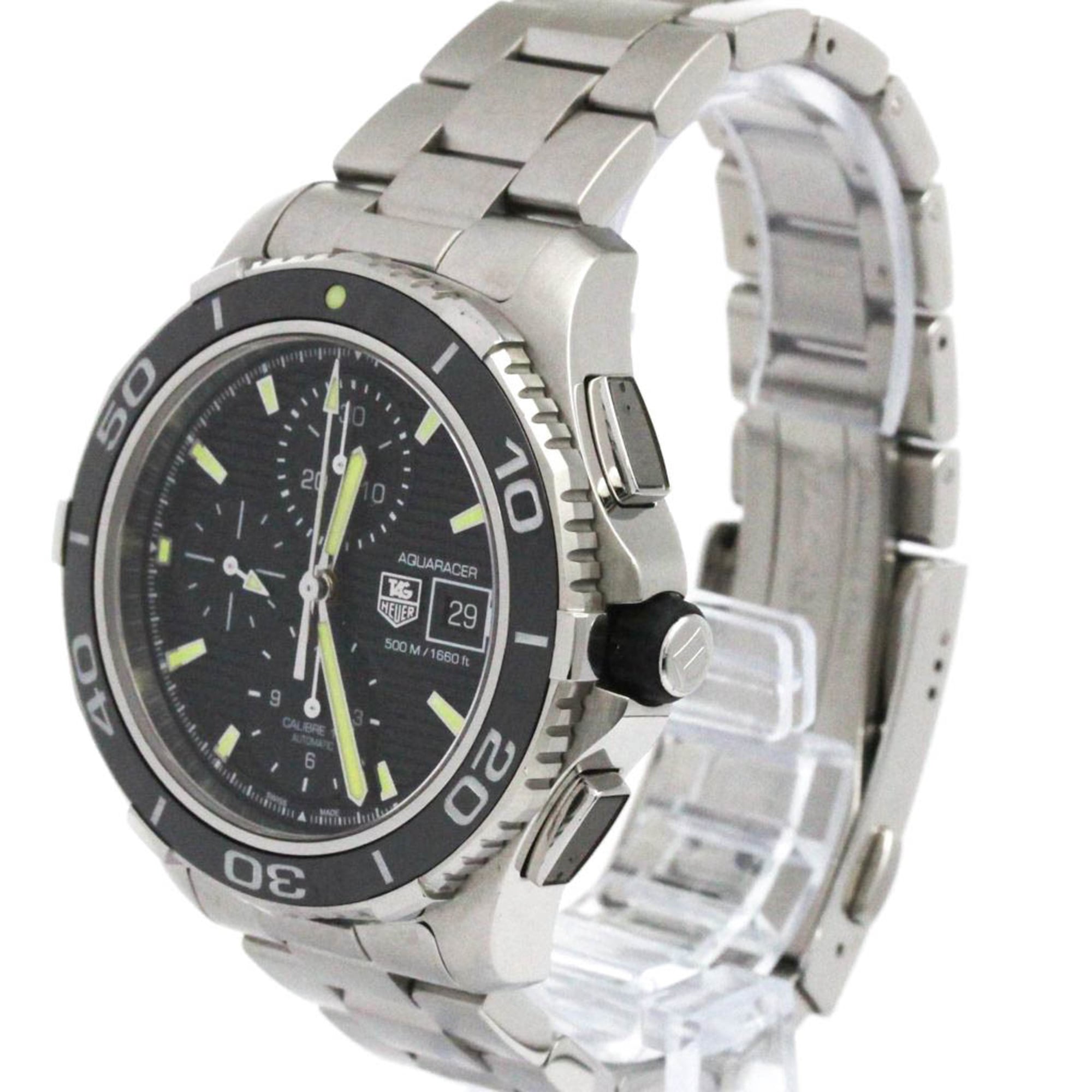 TAG HEUER Aquaracer 500M Chronograph Steel Automatic CAK2111 Polished