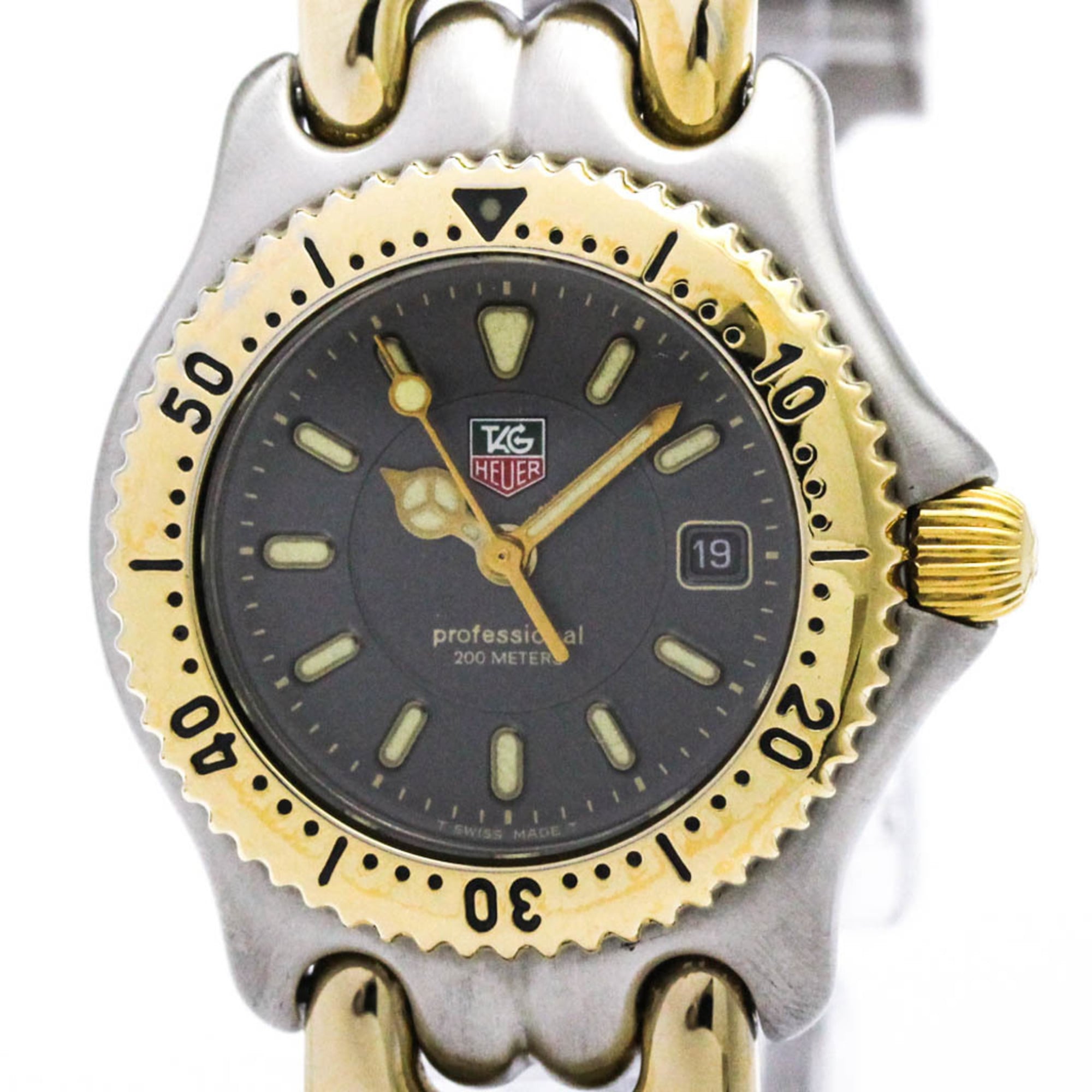 TAG HEUER Sel 200M Gold Plated Steel Ladies Watch WG1320