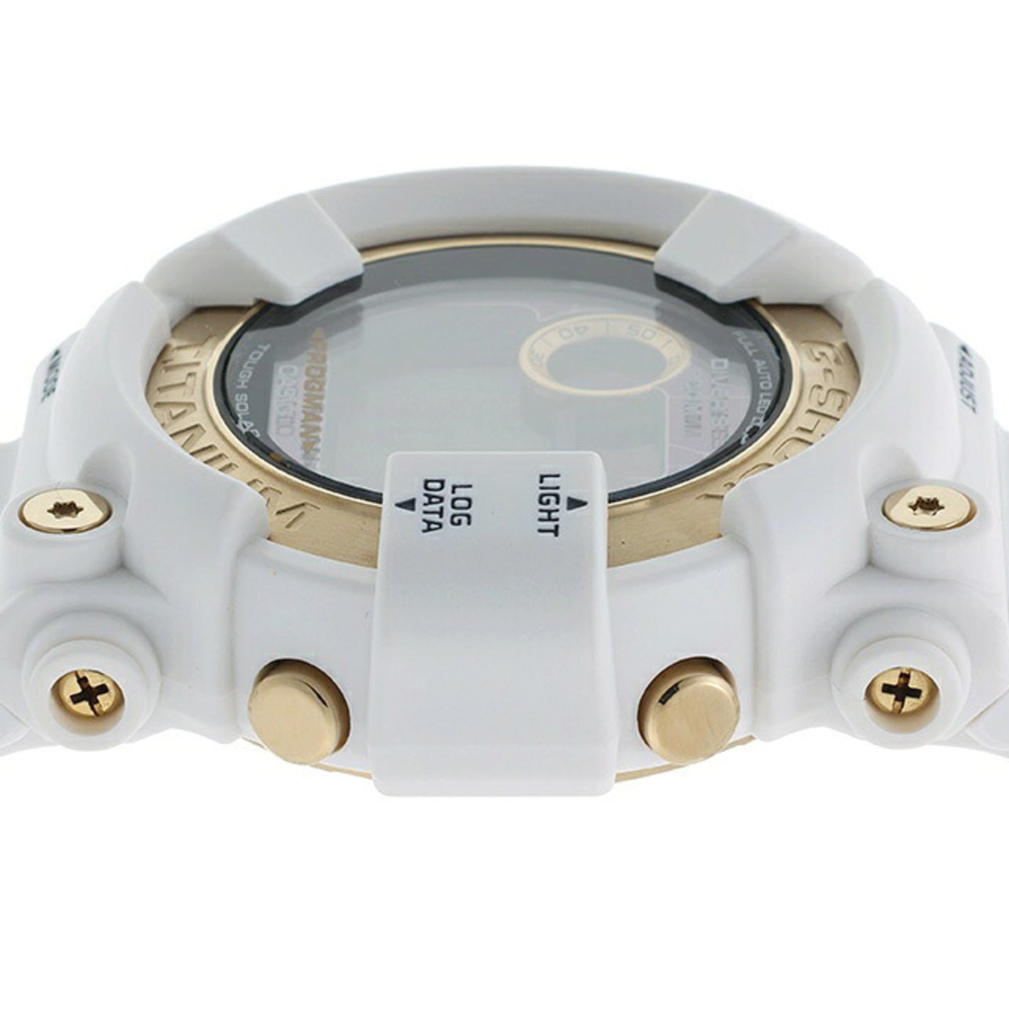 Casio G-SHOCK MASTER-OF-G Frogman ICERC Japan Kooperationsmodell GW-8201K-7JR Schwarz, goldenes Zifferblatt, 50 mm Uhr
