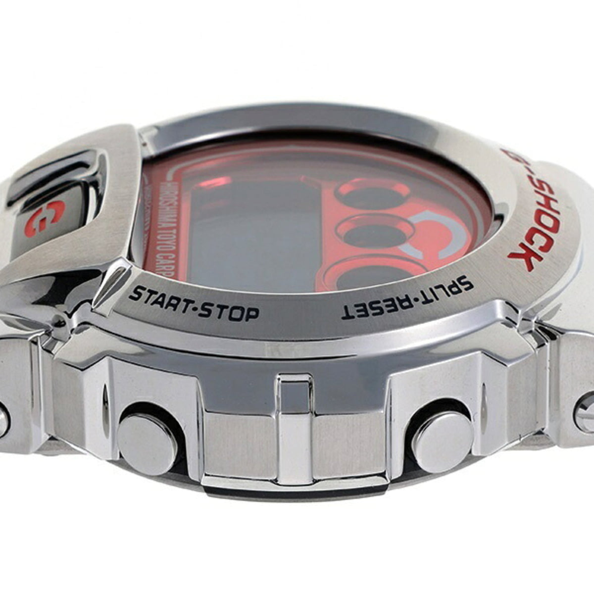 Casio G-SHOCK Hiroshima Toyo Carp GM-6900CARP23-1JR Horloge met rode wijzerplaat, 49 mm