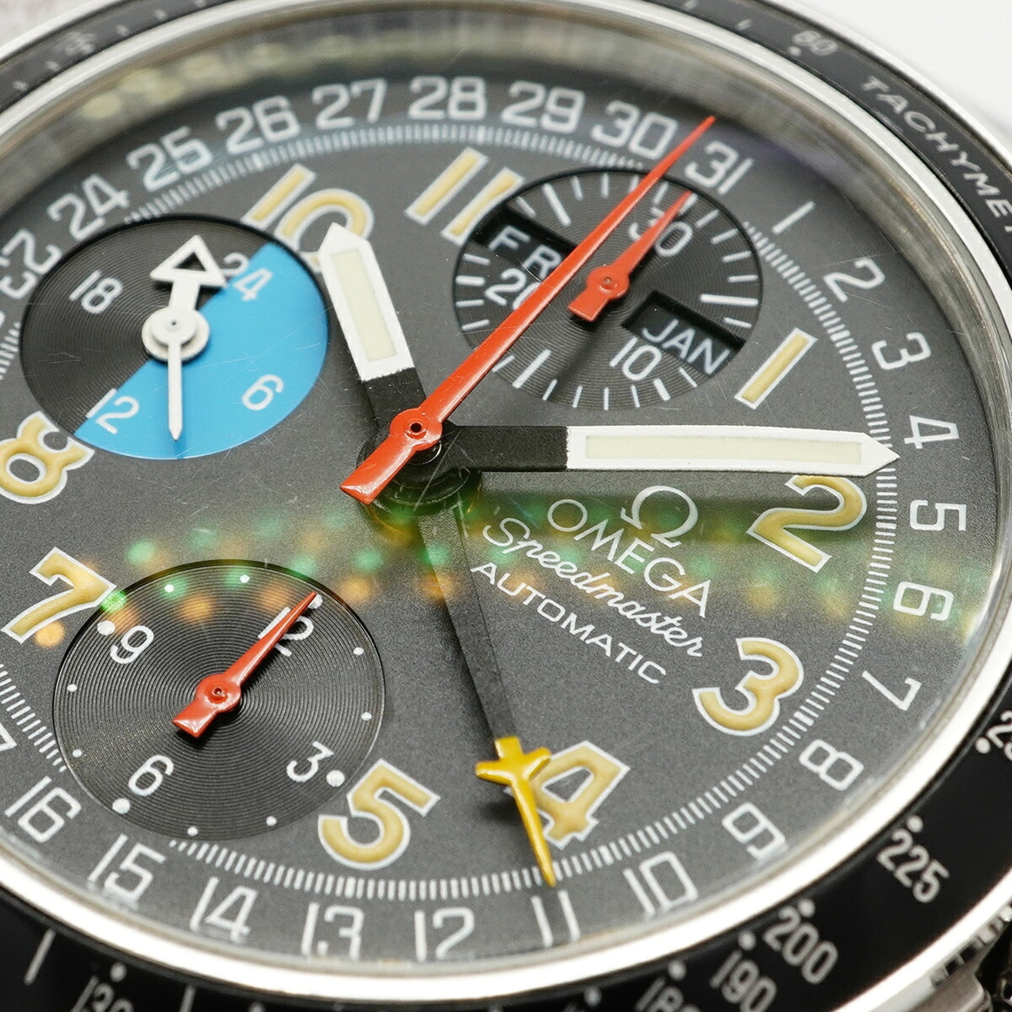Omega Speedmaster Mark 40 AM PM Triple Calendar 3520.53 Gray Dial