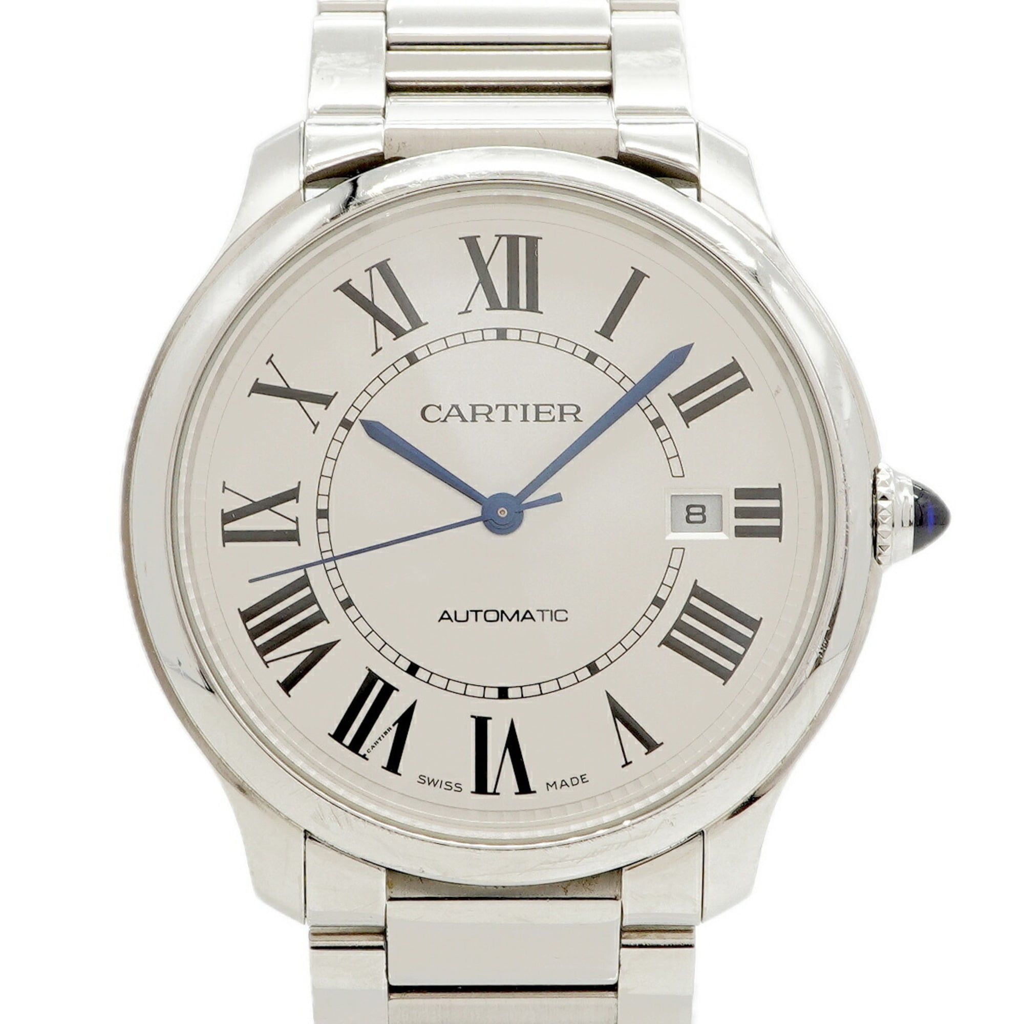 Cartier Ronde WSRN0035 Silver Dial 40mm Watch