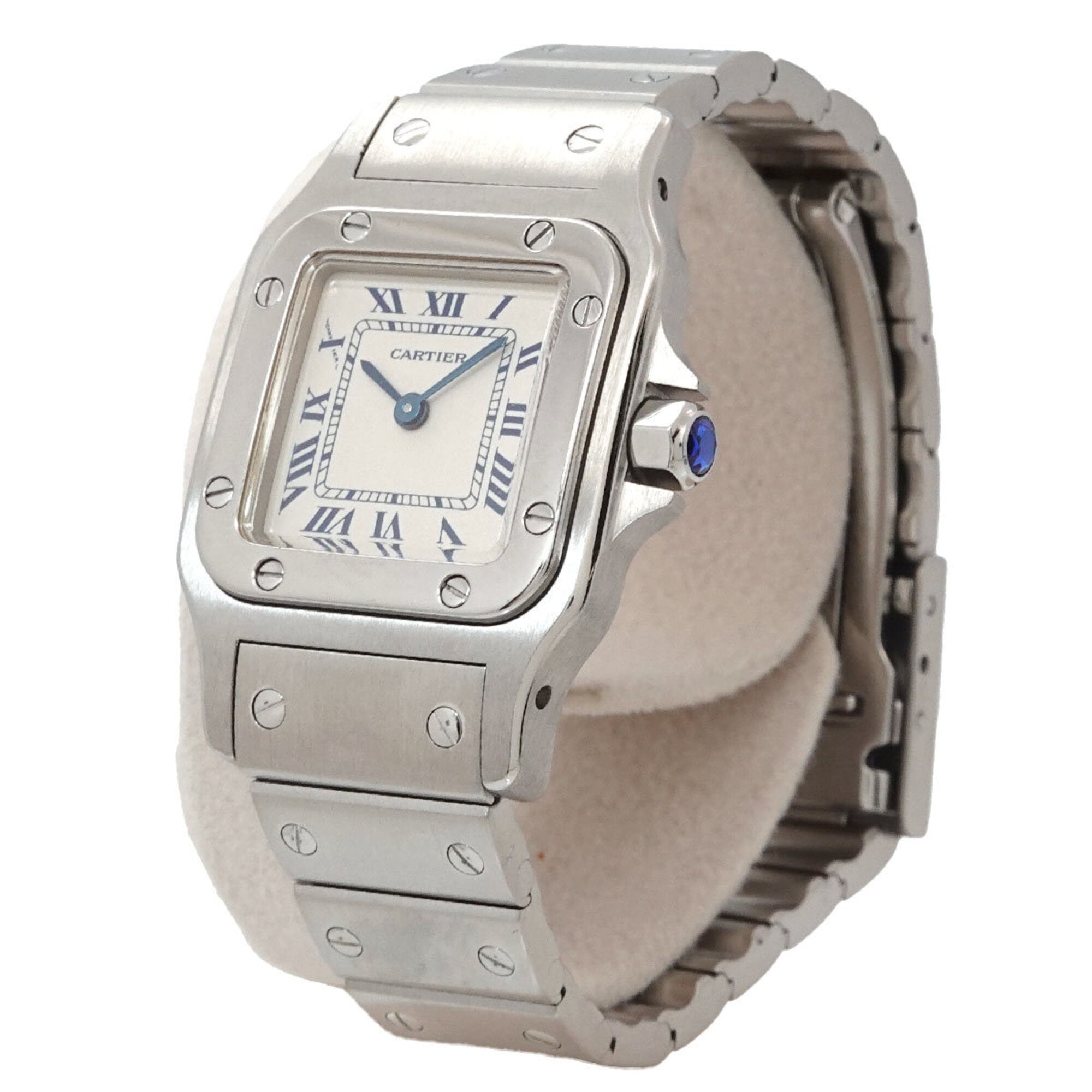 Cartier Santos W20017D6 Ivory Dial 23mm Watch