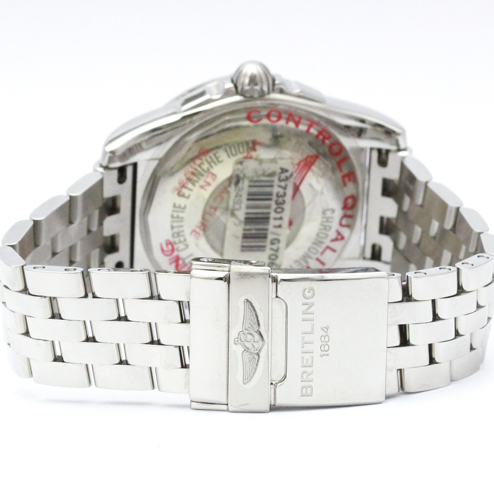 BREITLING Galactic 36 Steel Automatic Mens Watch A37330 Polished