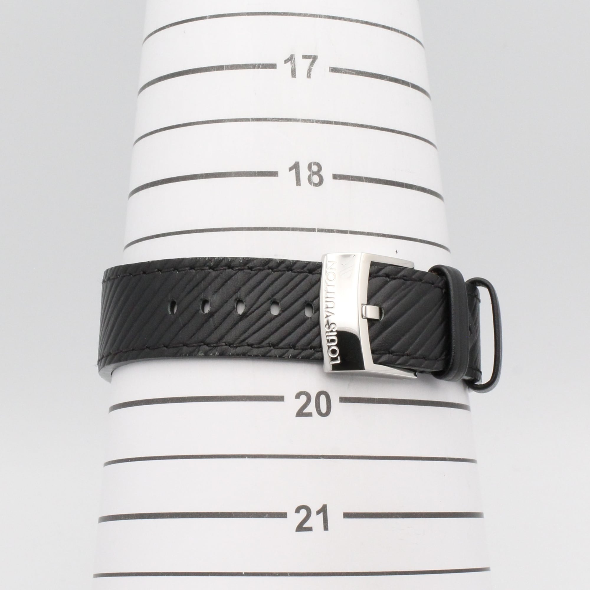 Louis Vuitton Tambour Q1D22 Black Dial Stainless steel 41mm Watch