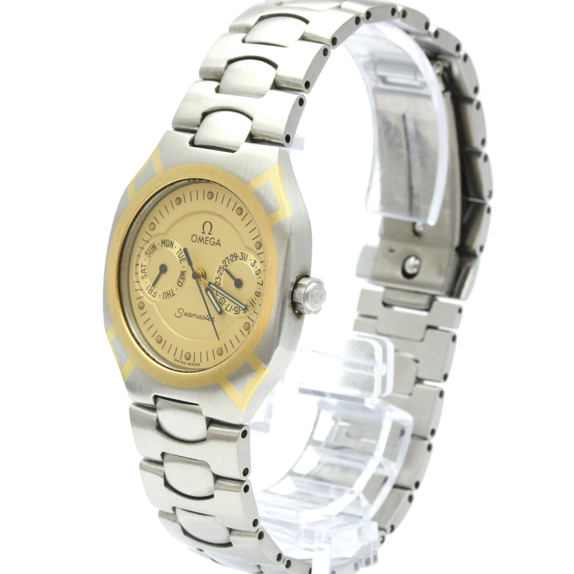 Omega Seamaster 3.961.022 Gold Dial 31mm Watch