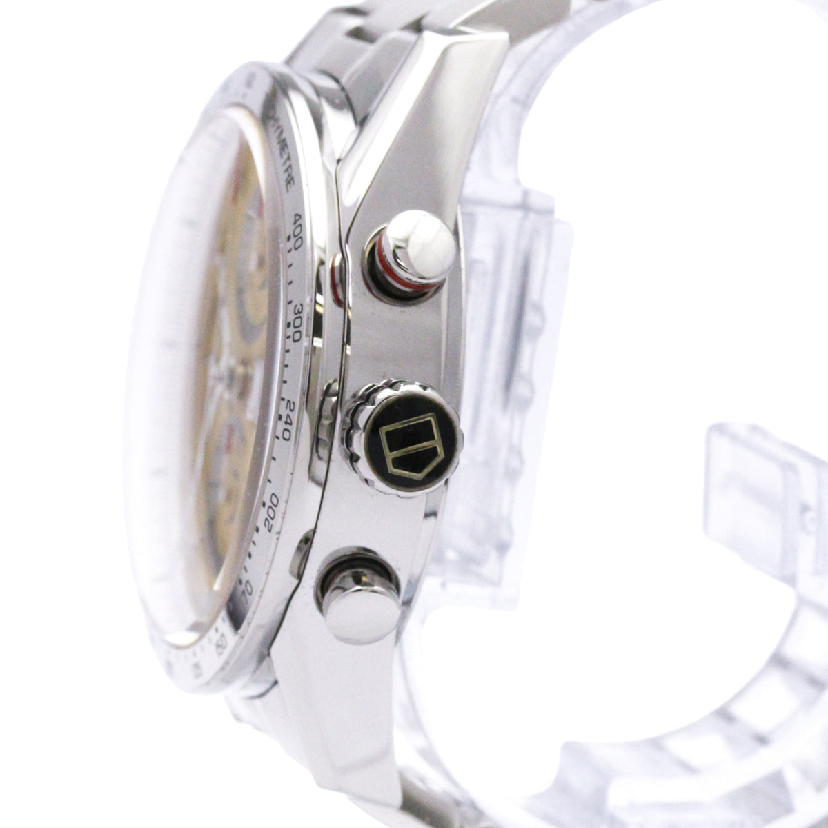 TAG Heuer Carrera CV2A1H Beige, goldenes Zifferblatt, 43 mm Uhr