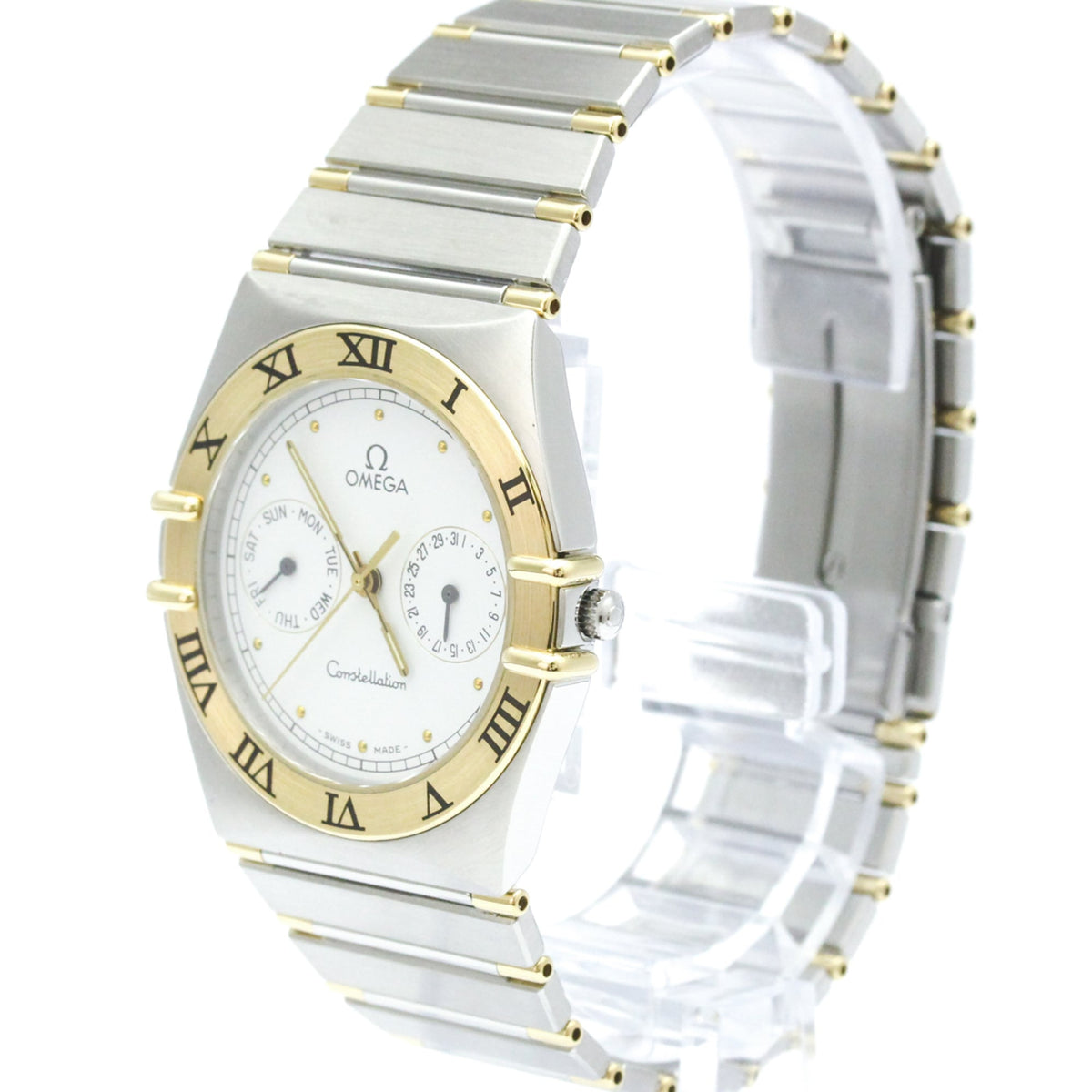 Omega Constellation 396.1070 horloge met witte wijzerplaat, 33 mm