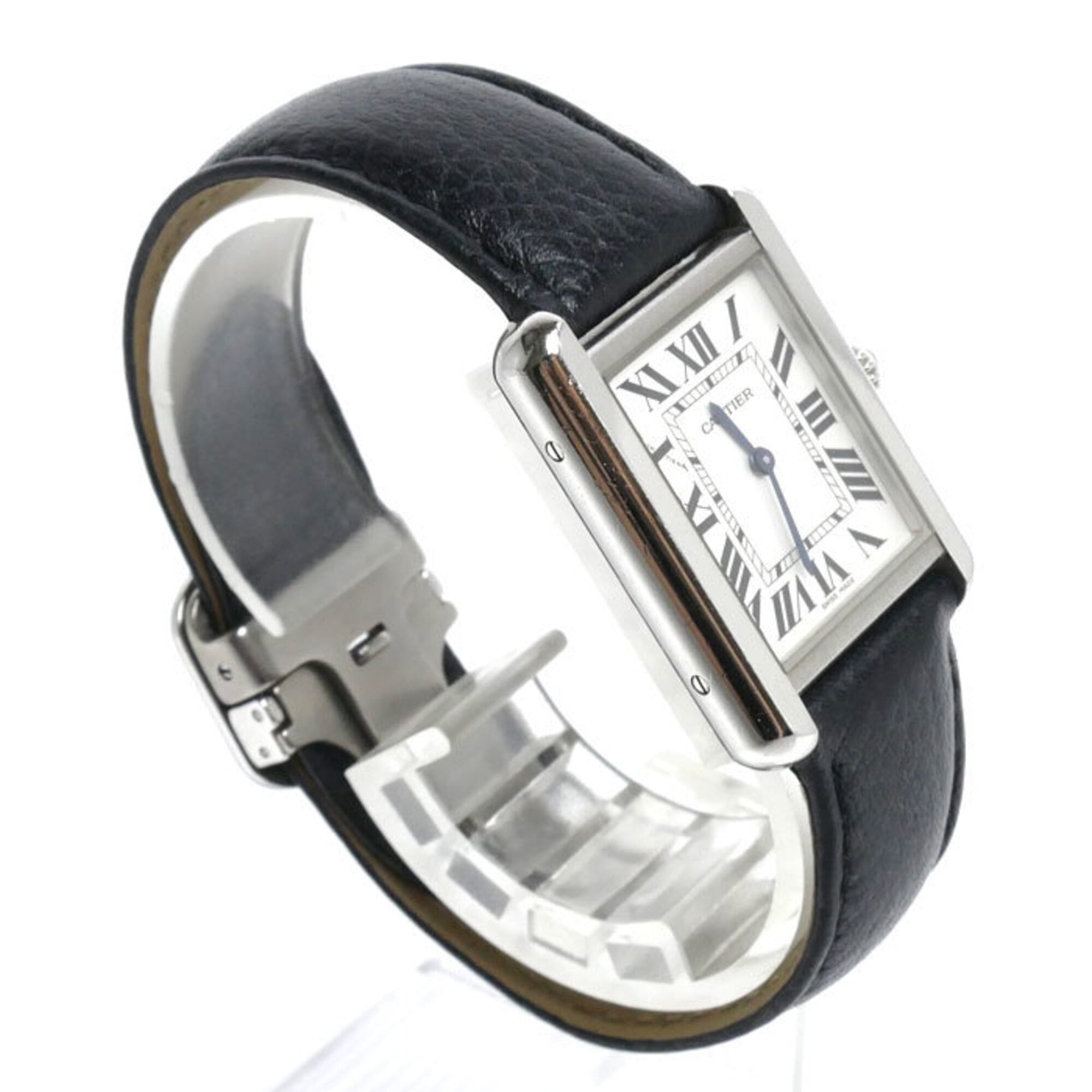 Cartier Cartier Tank Solo SM Battery-Powered WSTA0030 Silver Dial 24mm Watch