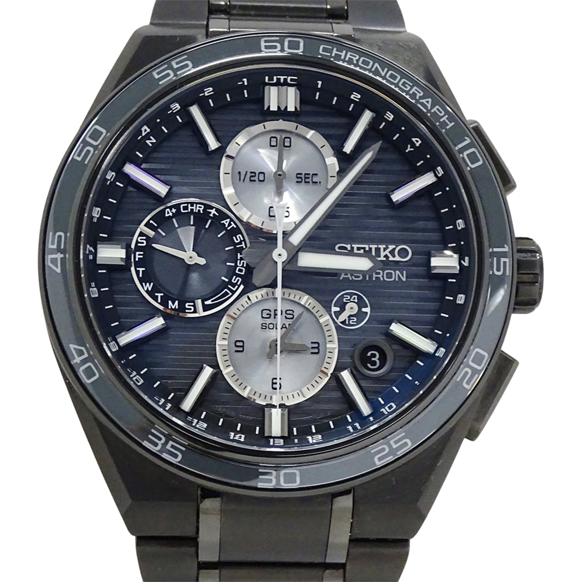 Montre Seiko Astron Nextar 5X83-0AP0 Noir avec cadran de 44 mm
