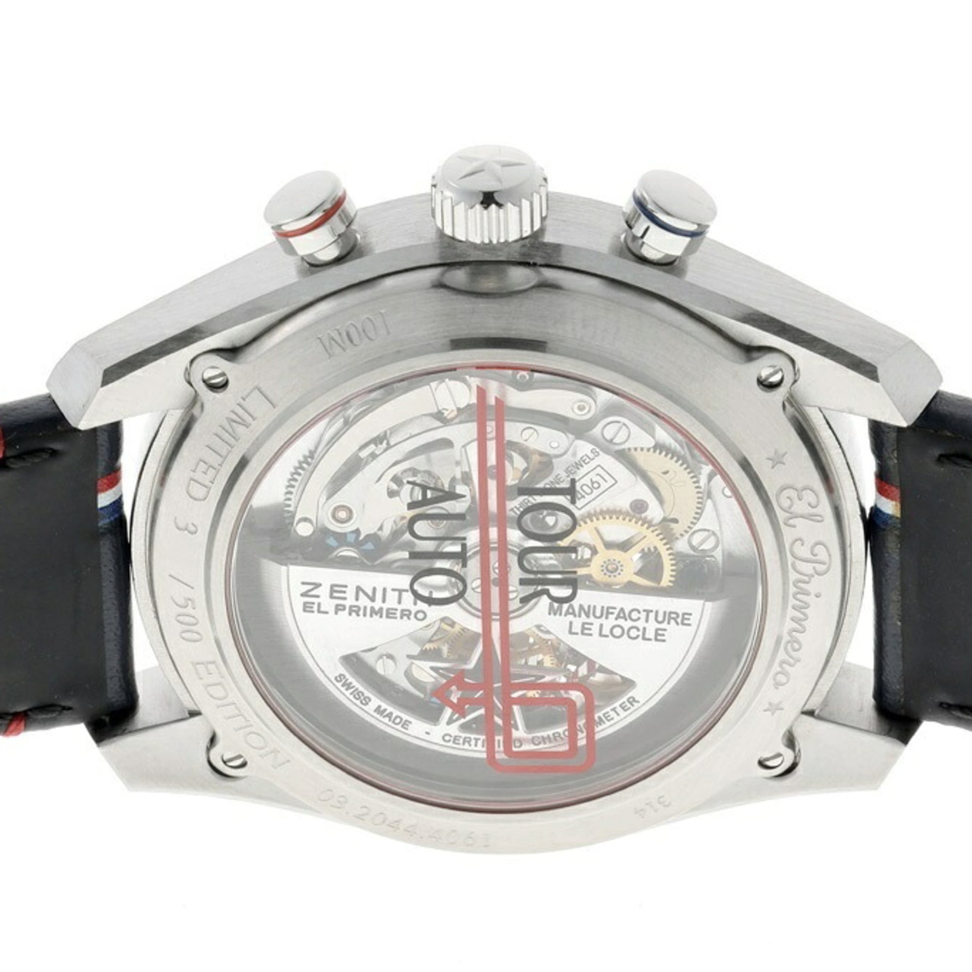 Montre Automatique Zenith El Primero Chronomaster 03.2044.4061 01.C746 grise, édition « Tour Auto » 1969, référence A-159864