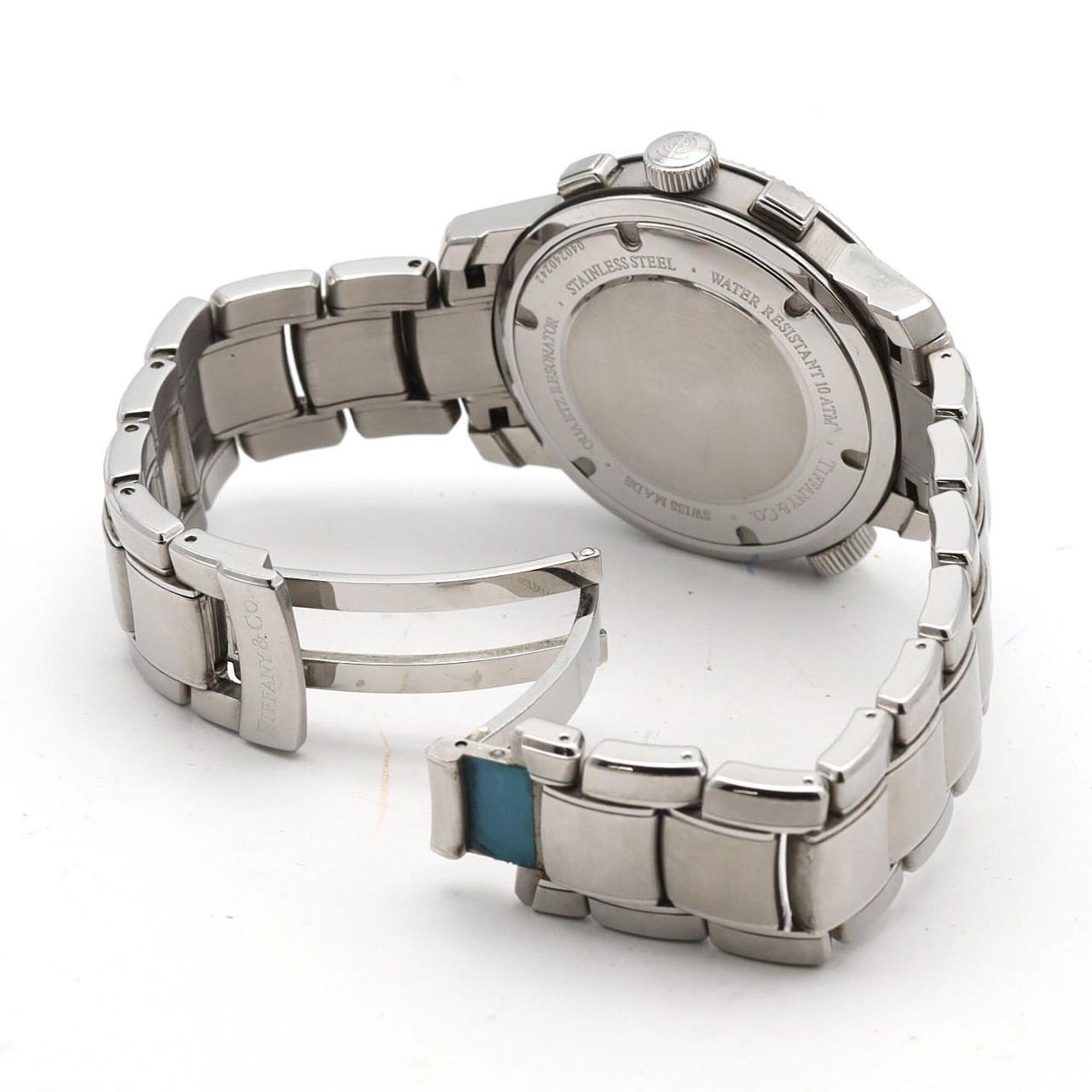 Tiffany T-57 T-57 Gray Dial Stainless steel 42mm Watch