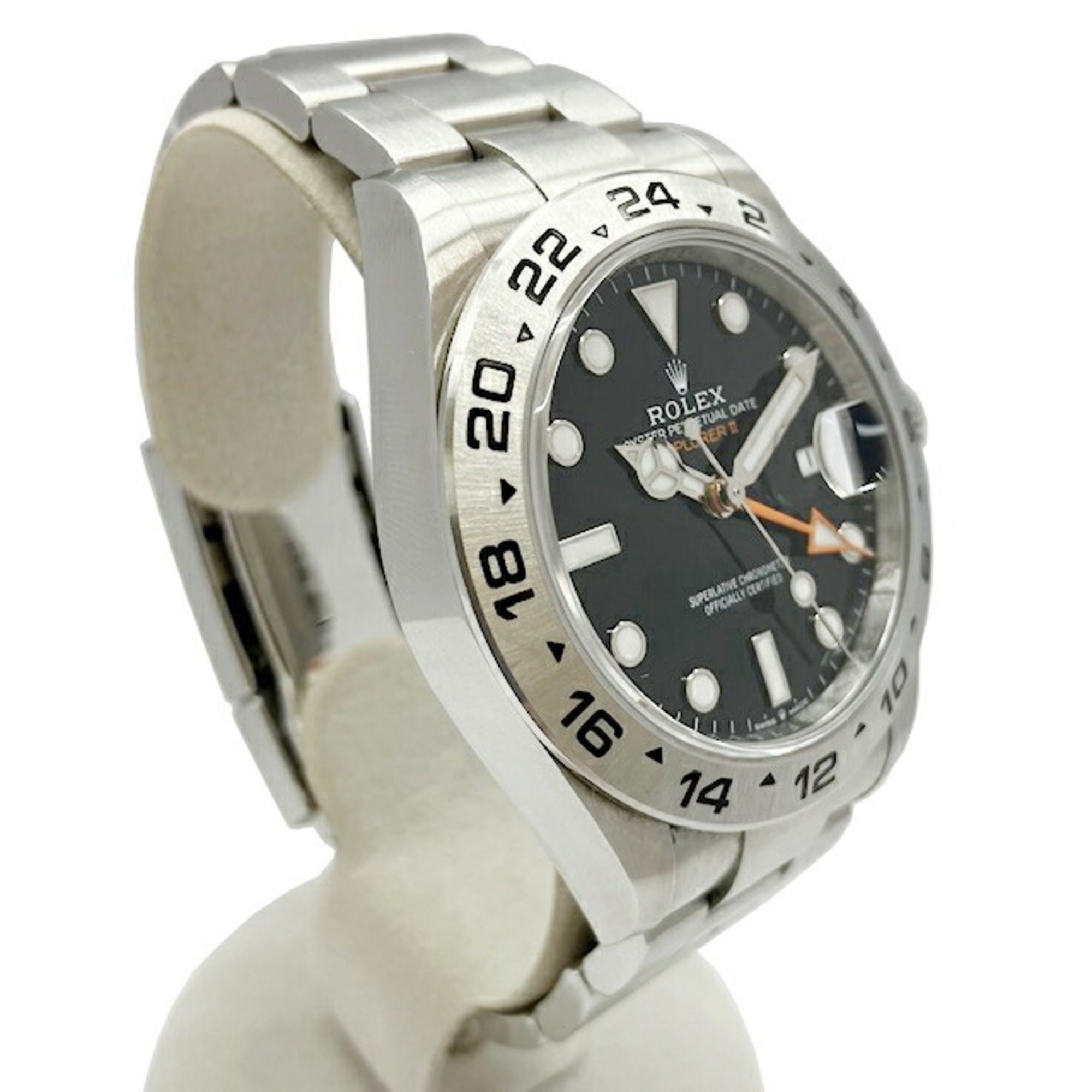 ROLEX Explorer II 226570, random number, black dial, stainless steel, automatic movement, men's watch