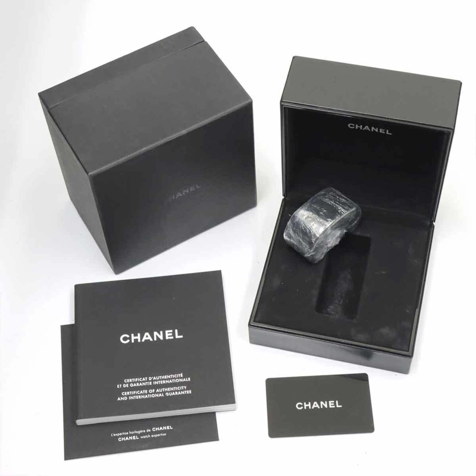 Chanel J12 Chromatic H3402 Ladies' with Diamond Bezel 8 Diamonds Gray Ceramic Quartz Movement