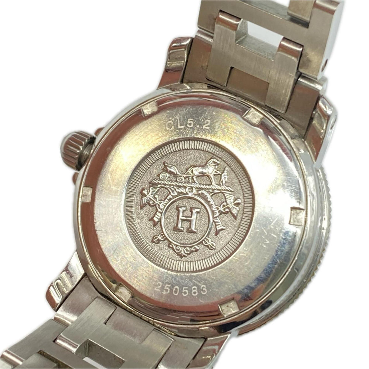 Hermes Clipper Diver CL5.210 horloge met marineblauwe wijzerplaat, 27 mm
