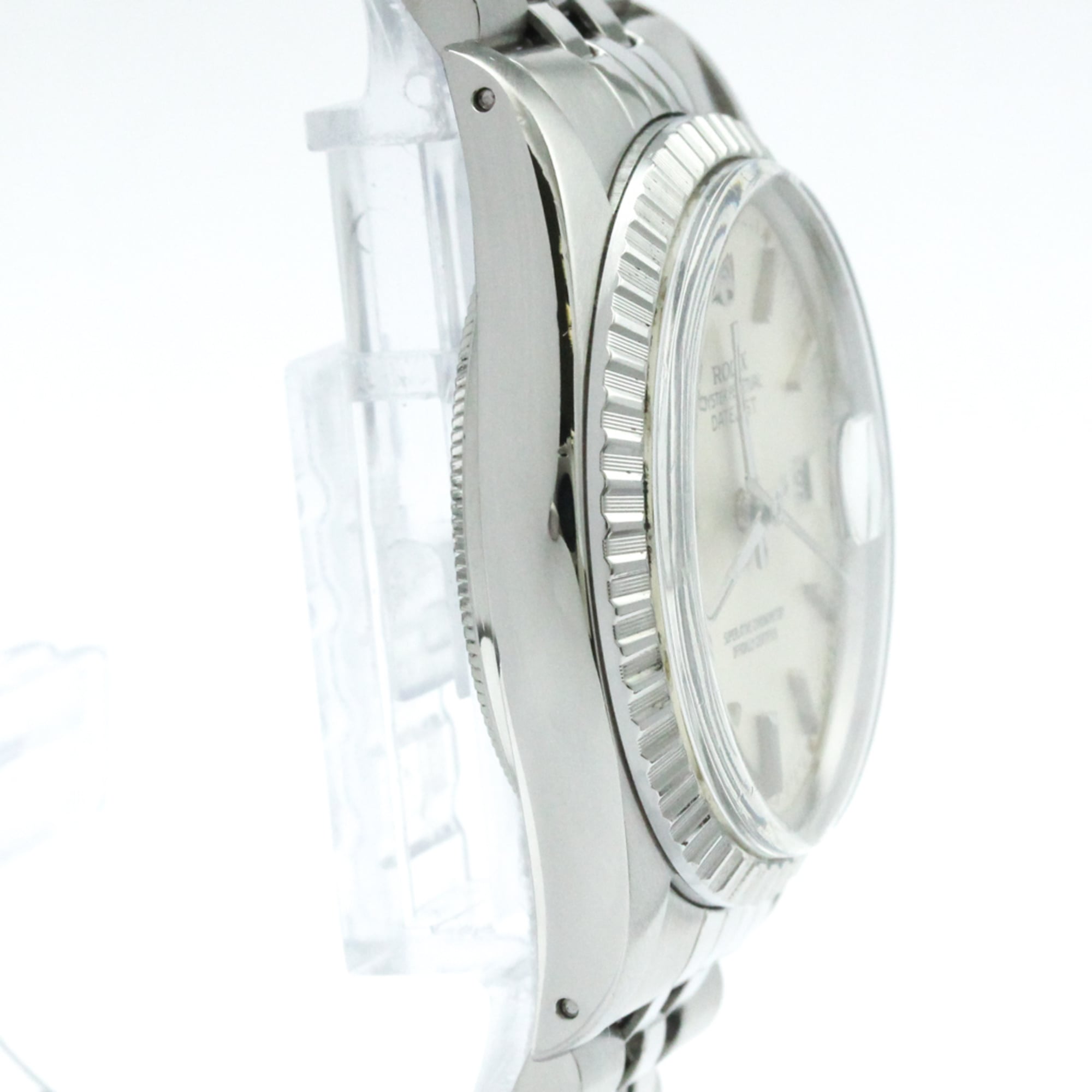 ROLEX Datejust Herrenuhr aus 18 Karat Weiß Edelstahl Automatik 16030