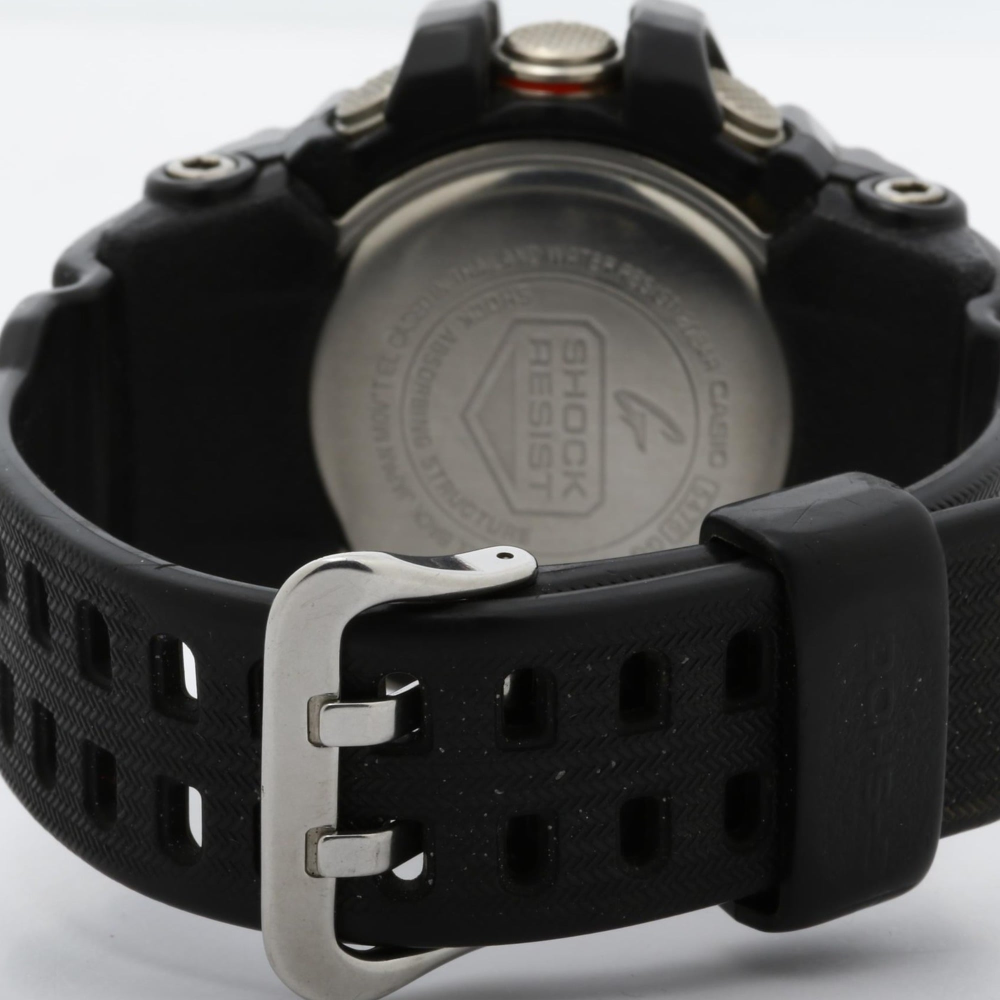 CASIO G-SHOCK MASTER OF G LAND MUDMASTER GG10001AJF digitaal-analoog herenhorloge in zwart kunsthars/roestvrij staal