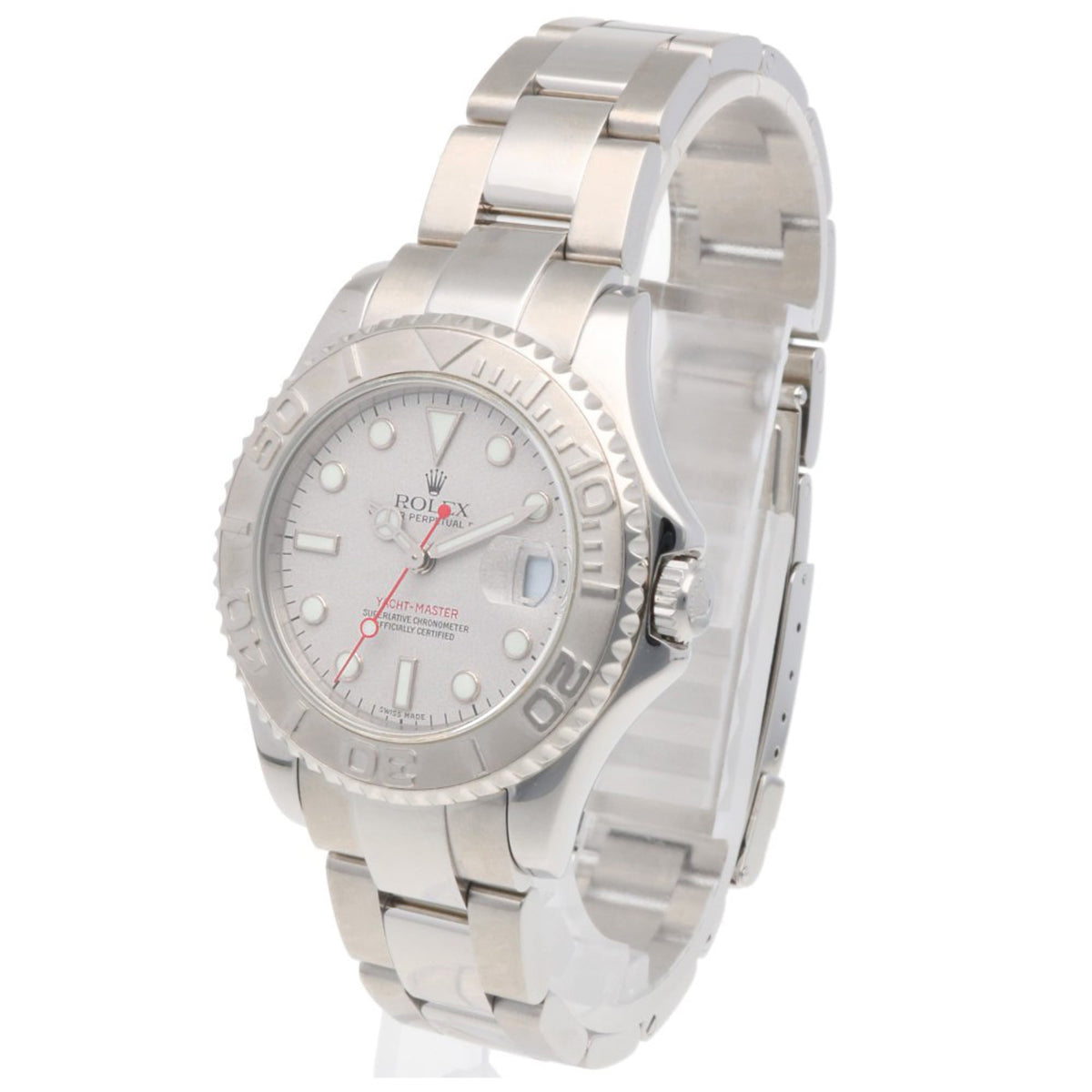 Rolex Oyster Perpetual 168622 Silver Dial 37mm Watch