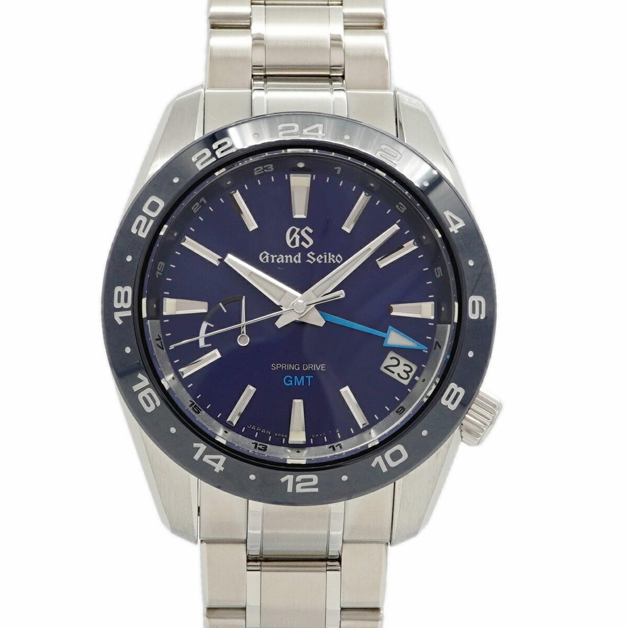 Grand Seiko Spring Drive SBGE255/9R66-0BB0 Blue Dial 40mm Watch
