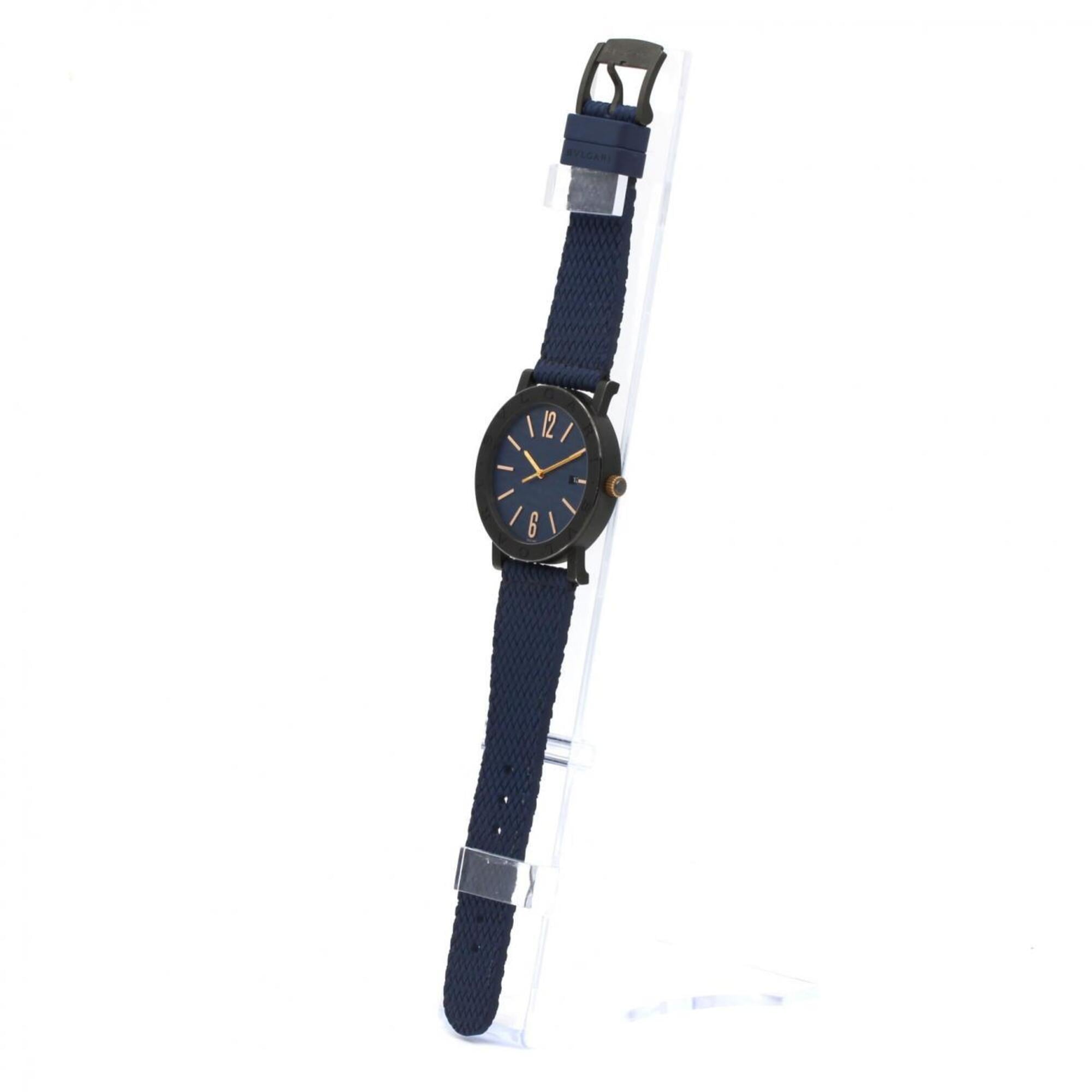 Montre Bvlgari Solotempo à cadran bleu, 41 mm