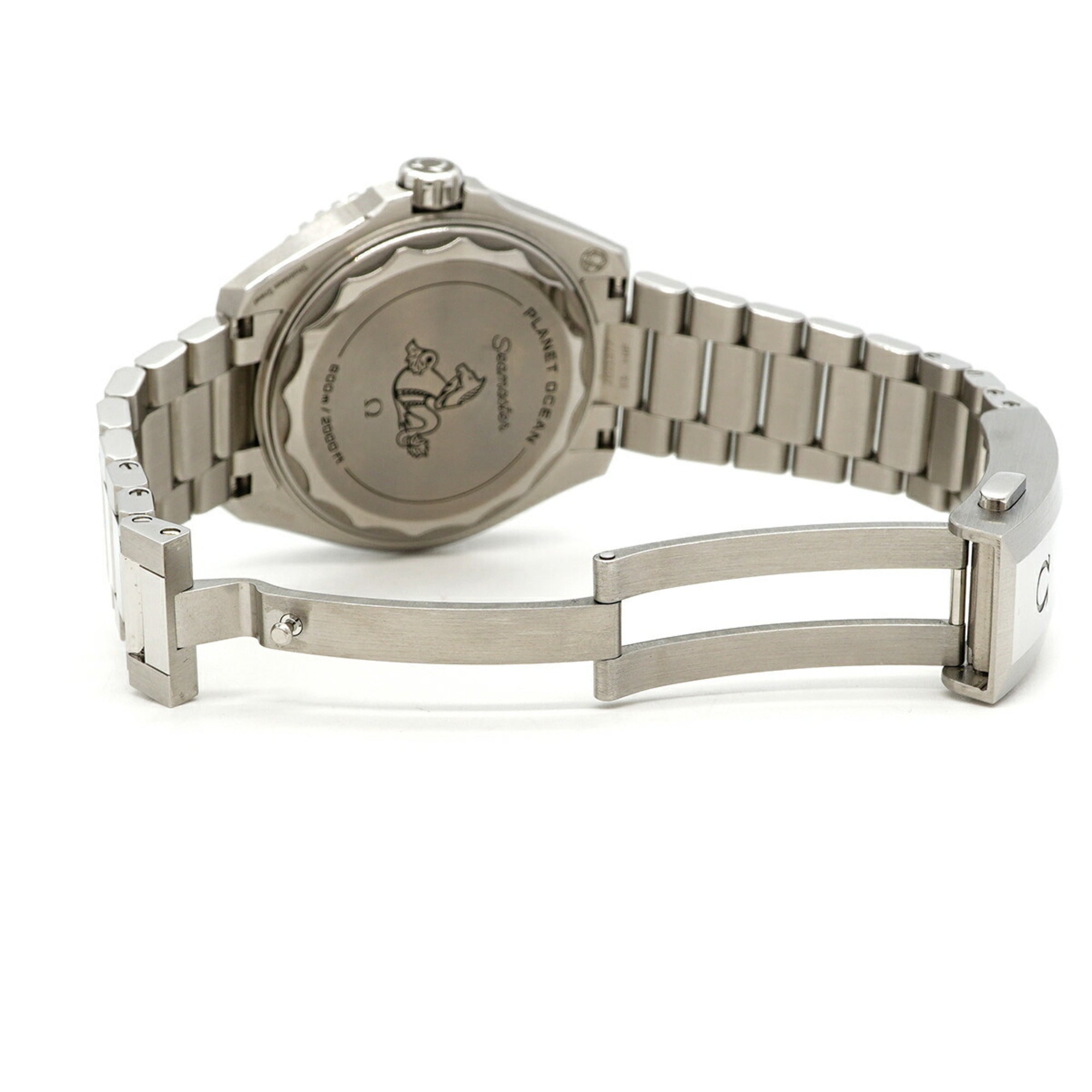 Omega Seamaster Planet Ocean 217.30.42.21.01.001 Herrenuhr Schwarz Zifferblatt