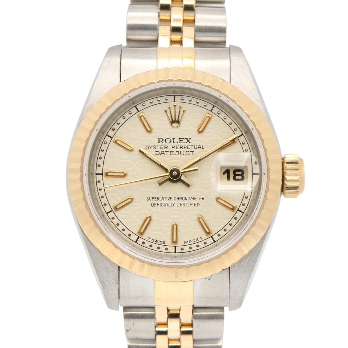 Rolex Datejust T-series 18K ( 69173 Ivory Dial 26mm Watch
