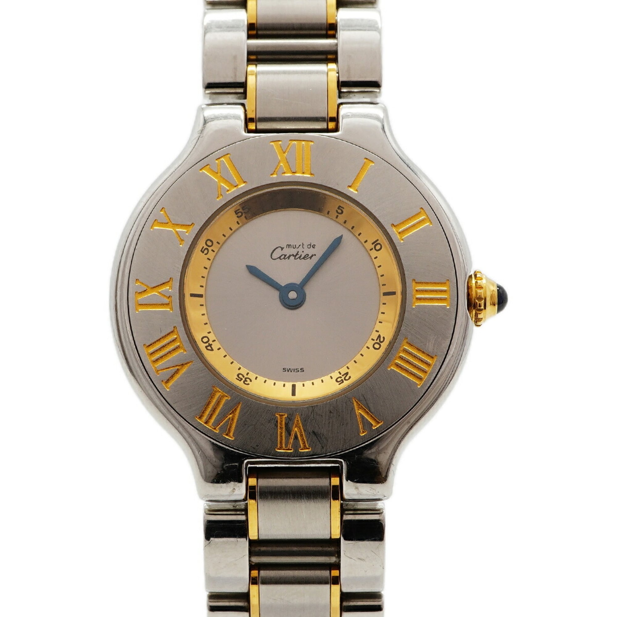 Cartier Must 21 SM W10073R6 Silver Dial Wo