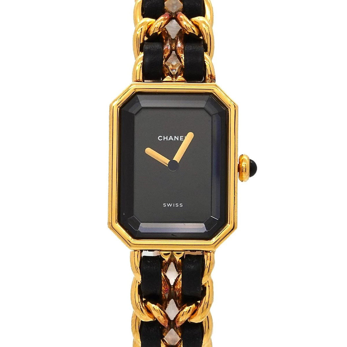 Chanel Première Large Size H0001 Black Dial 20mm Watch