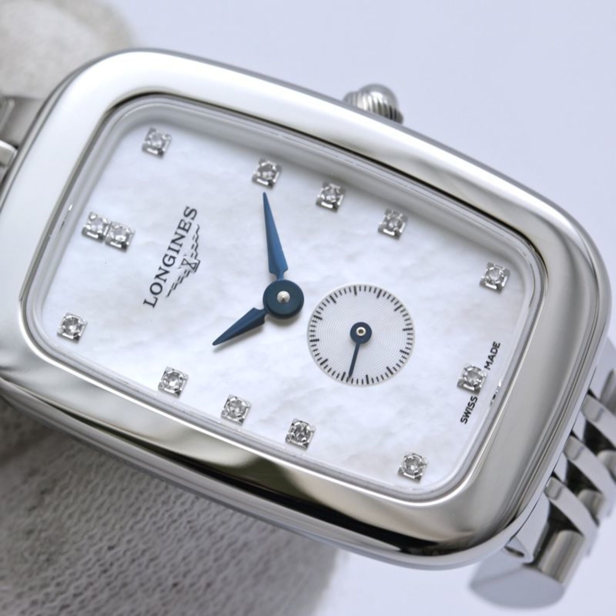 Longines Equestrian L6.141.4.87.6 White Dial 22mm Watch
