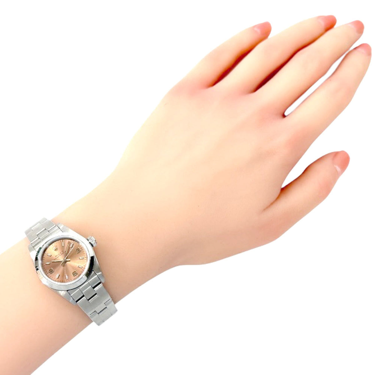 Montre Rolex Oyster Perpetual 76080 Rose avec cadran de 26 mm