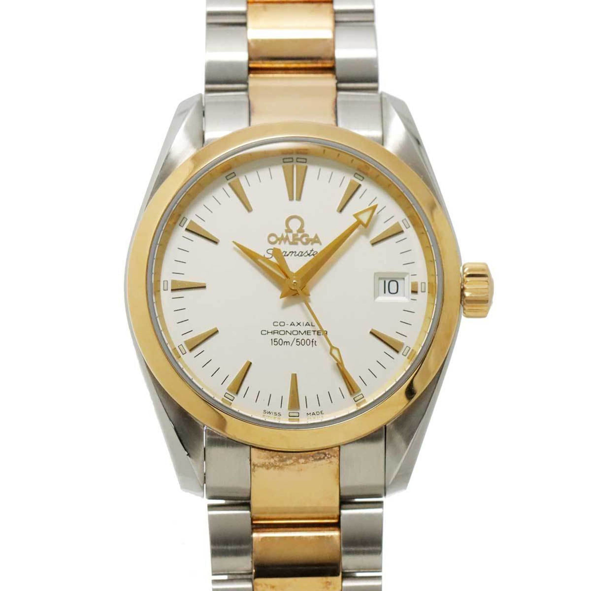 Omega Seamaster Aqua Terra Co-Axial 2304 30 met zilveren wijzerplaat, 36 mm horloge