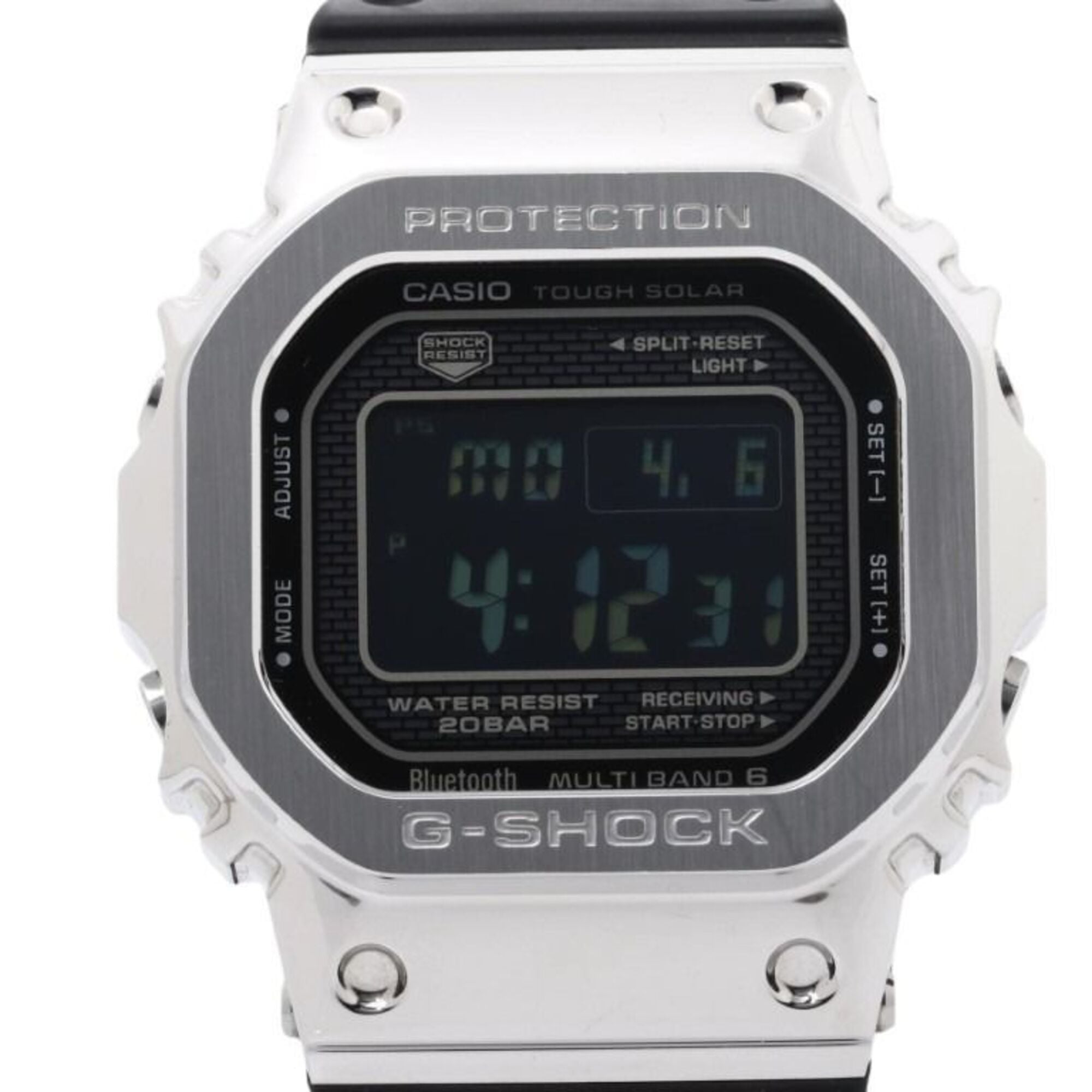 CASIO G-SHOCK FULL METAL 5000 SERIES GMW-B5000-1JF Black Silver Stainless Steel Men's Digital Watch