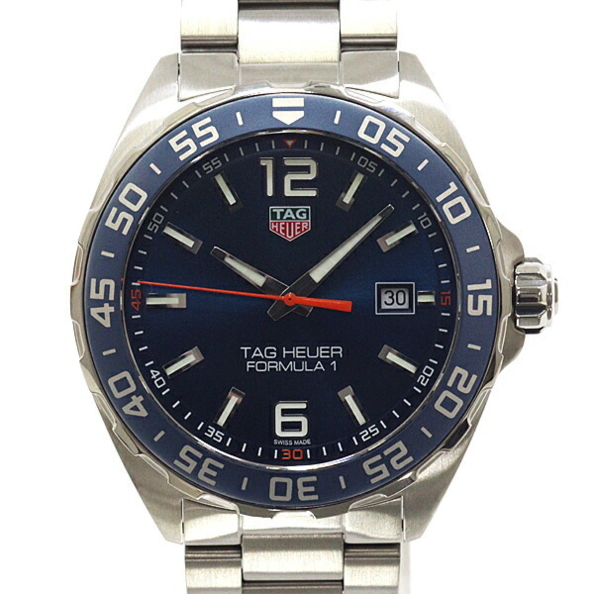 TAG Heuer Men's Watch Formula 1 WAZ1010 Blue Dial Quartz Finished