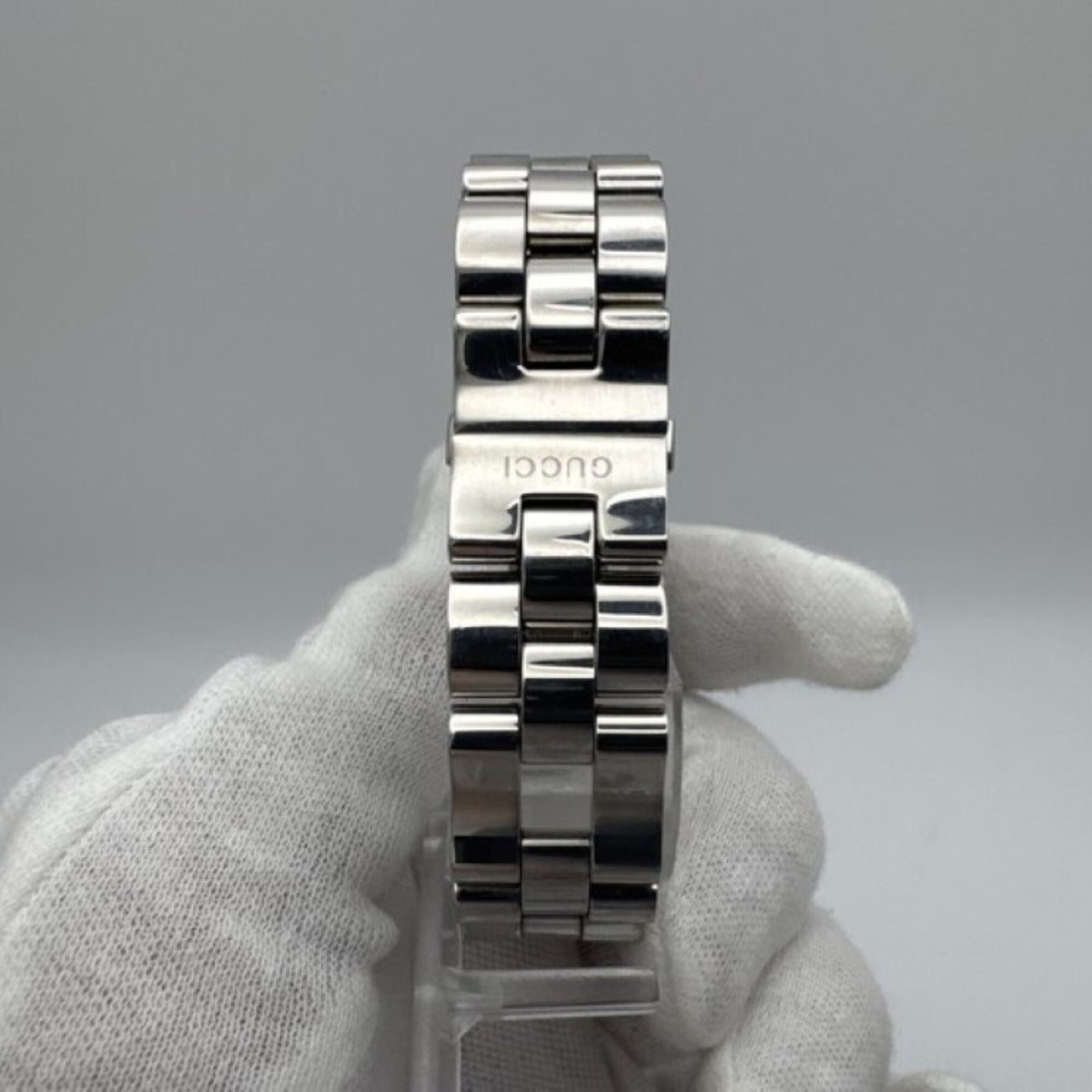 GUCCI Gucci Watch 2305L Black Silver Stainless Steel Women's