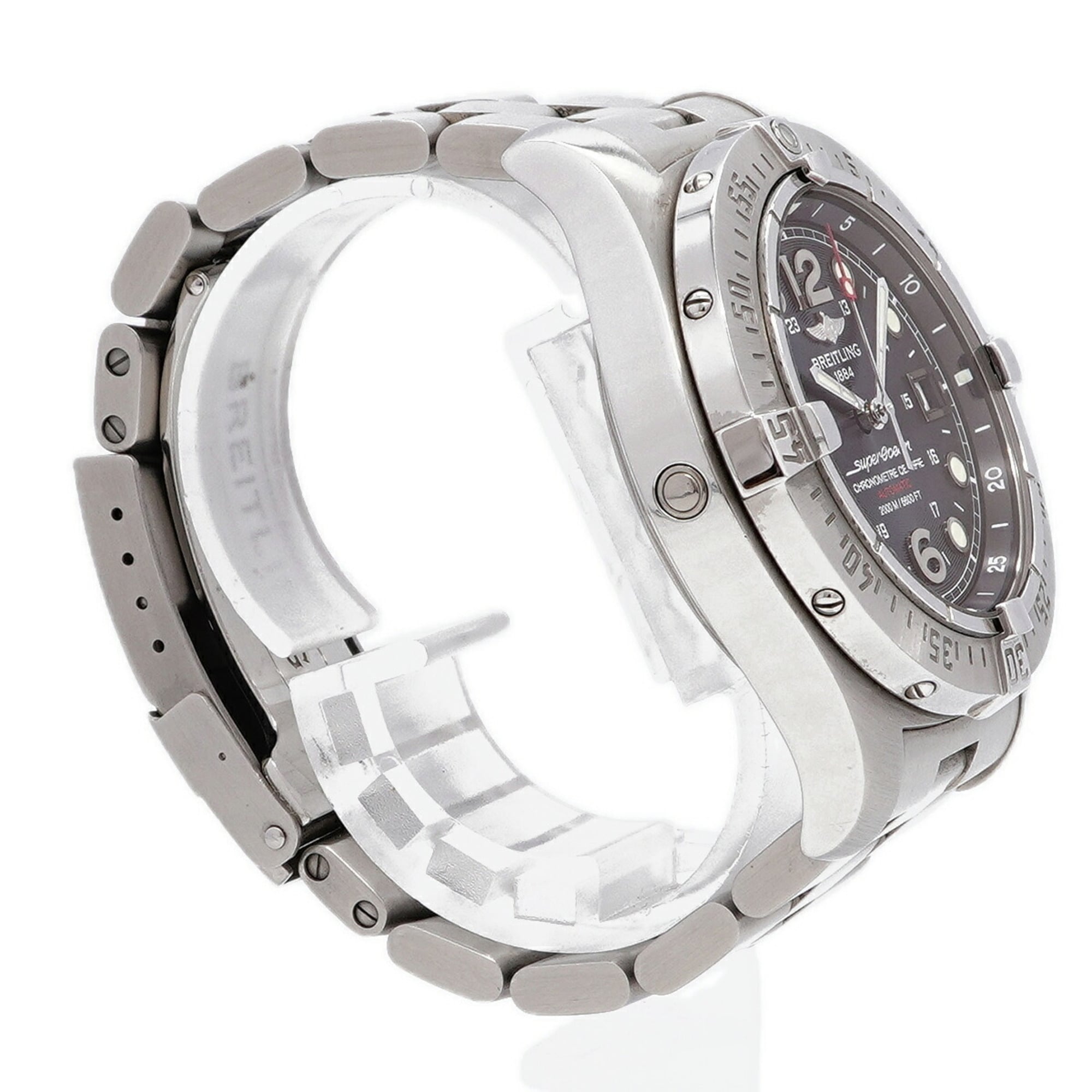 Breitling Superocean Steelfish A17390 Black Dial 43mm Watch