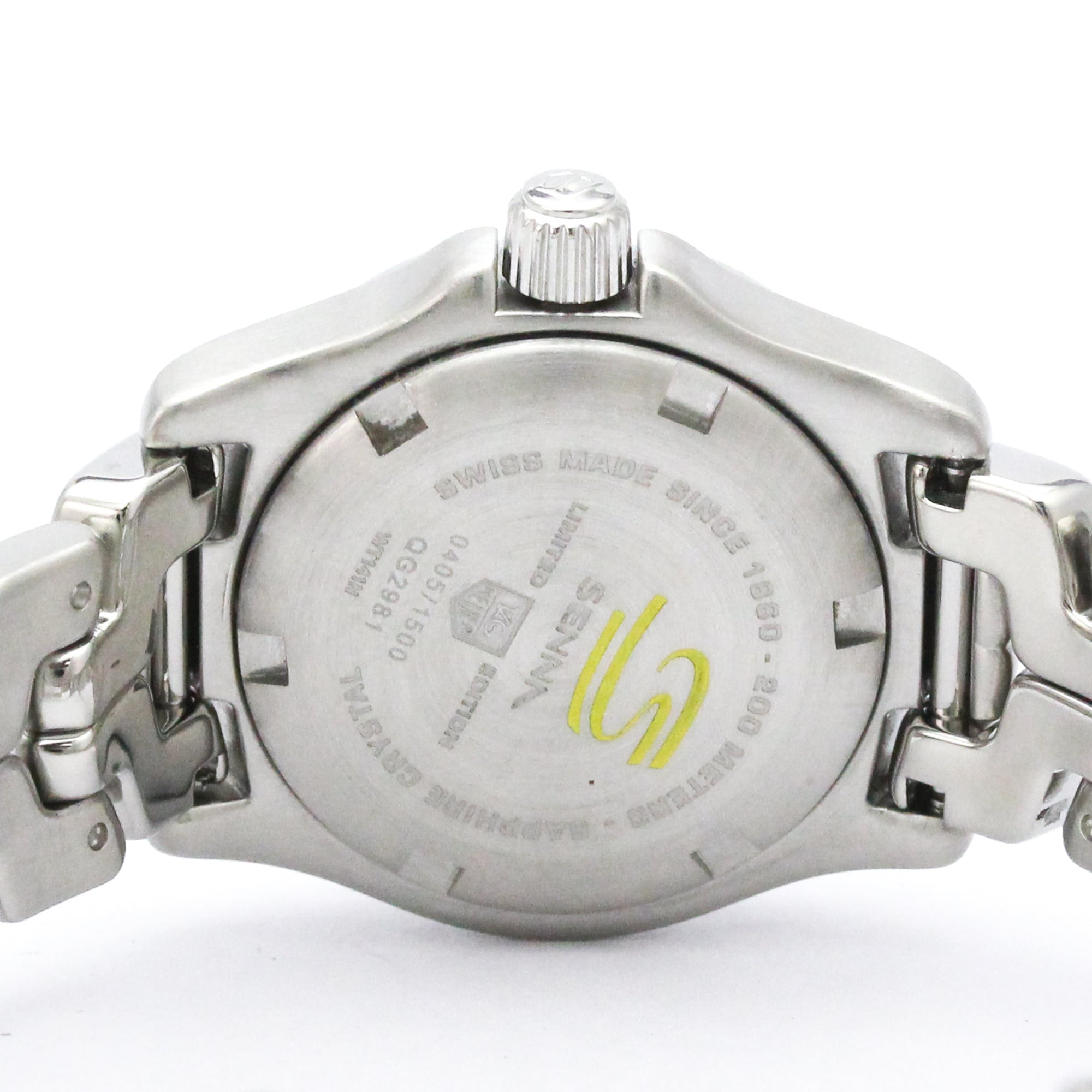 TAG HEUER Link Ayrton Senna LTD Edition Quarztz Watch WT141N Polished