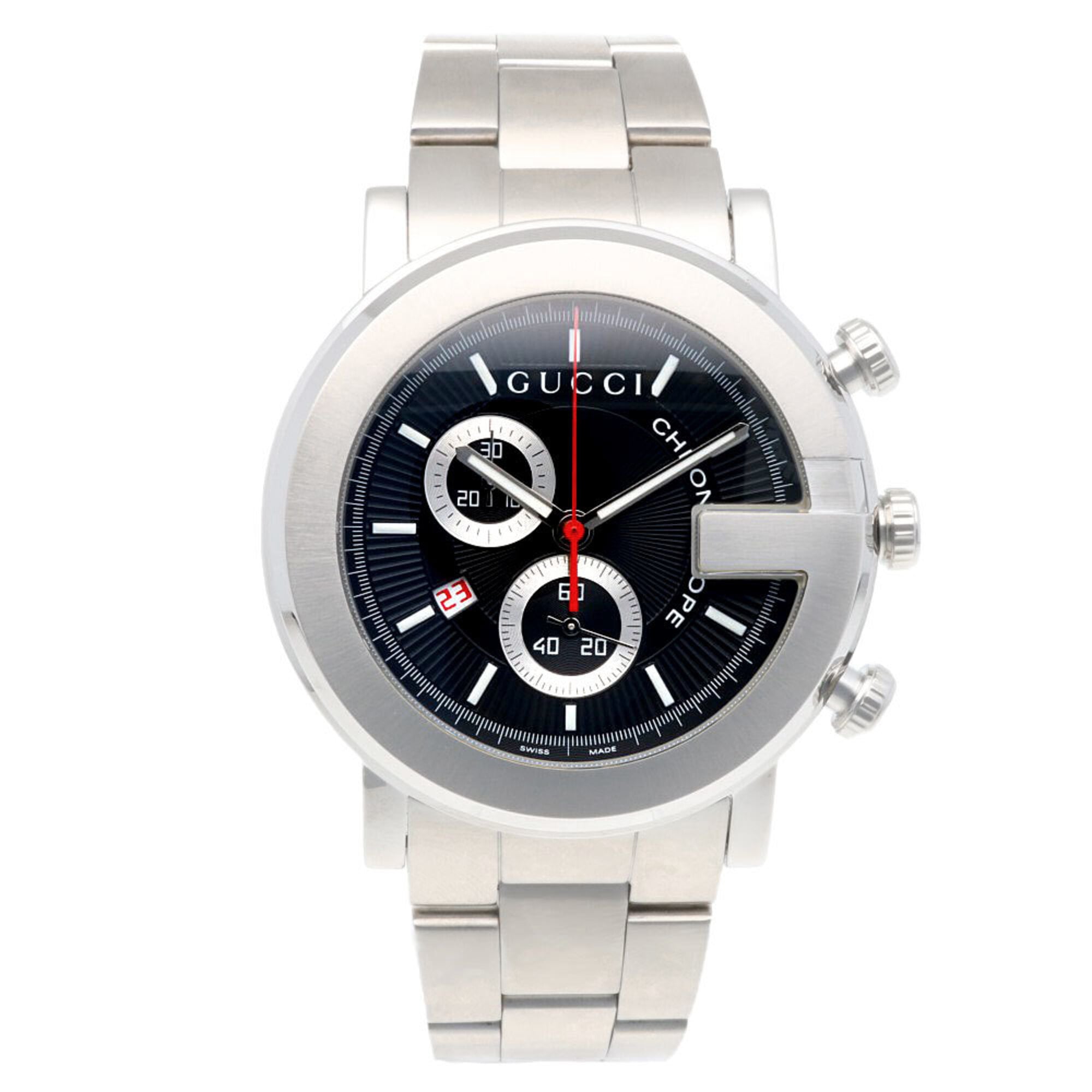 Gucci G-Chrono Stainless Steel 101M Quartz Chronograph.