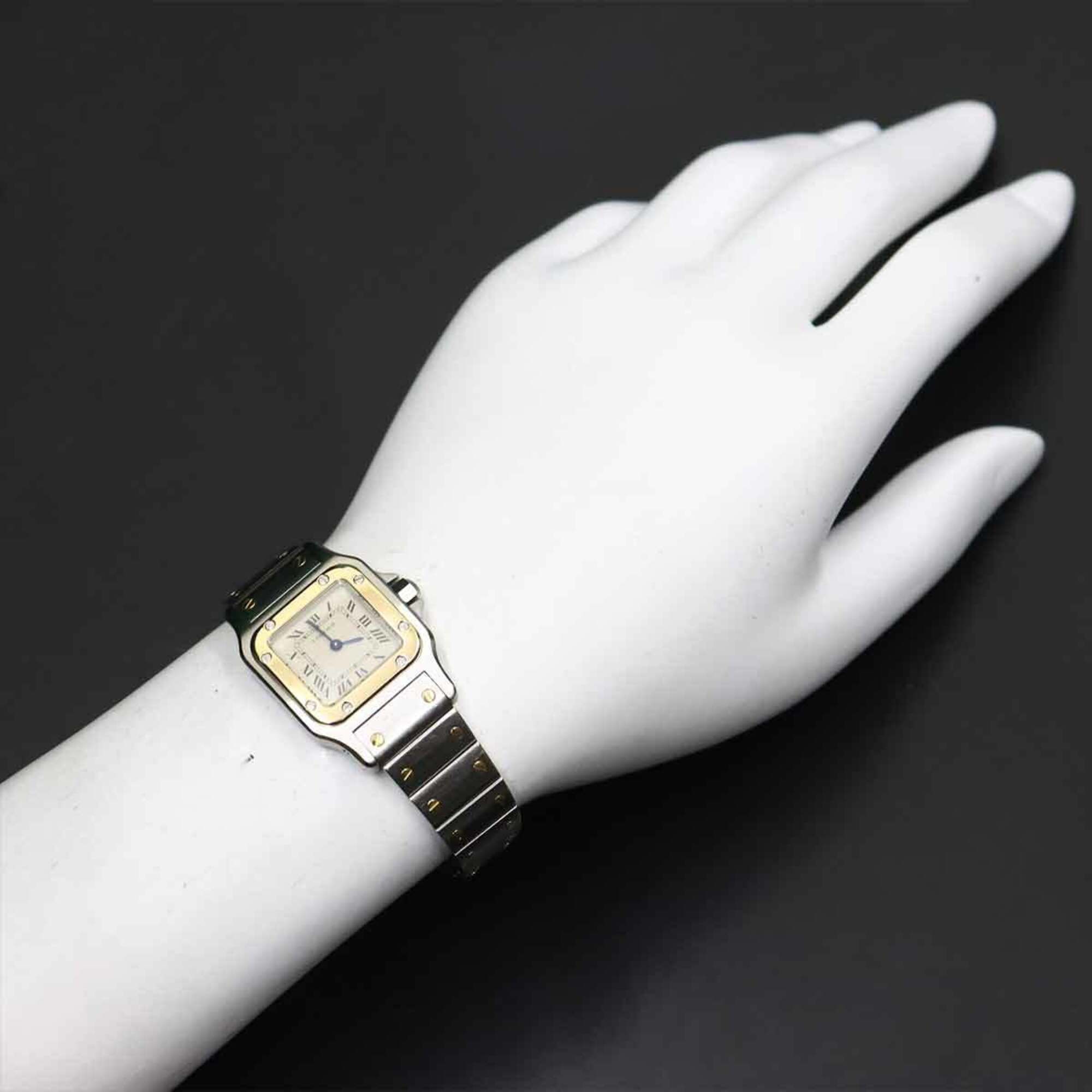 Cartier Santos W20012C4 Ivory Dial 23mm Watch