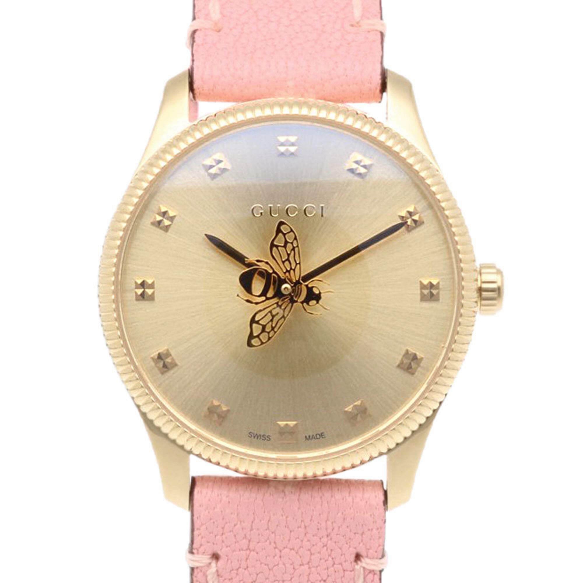 Gucci G-Timeless 126.5 Gold Dial 29mm Watch