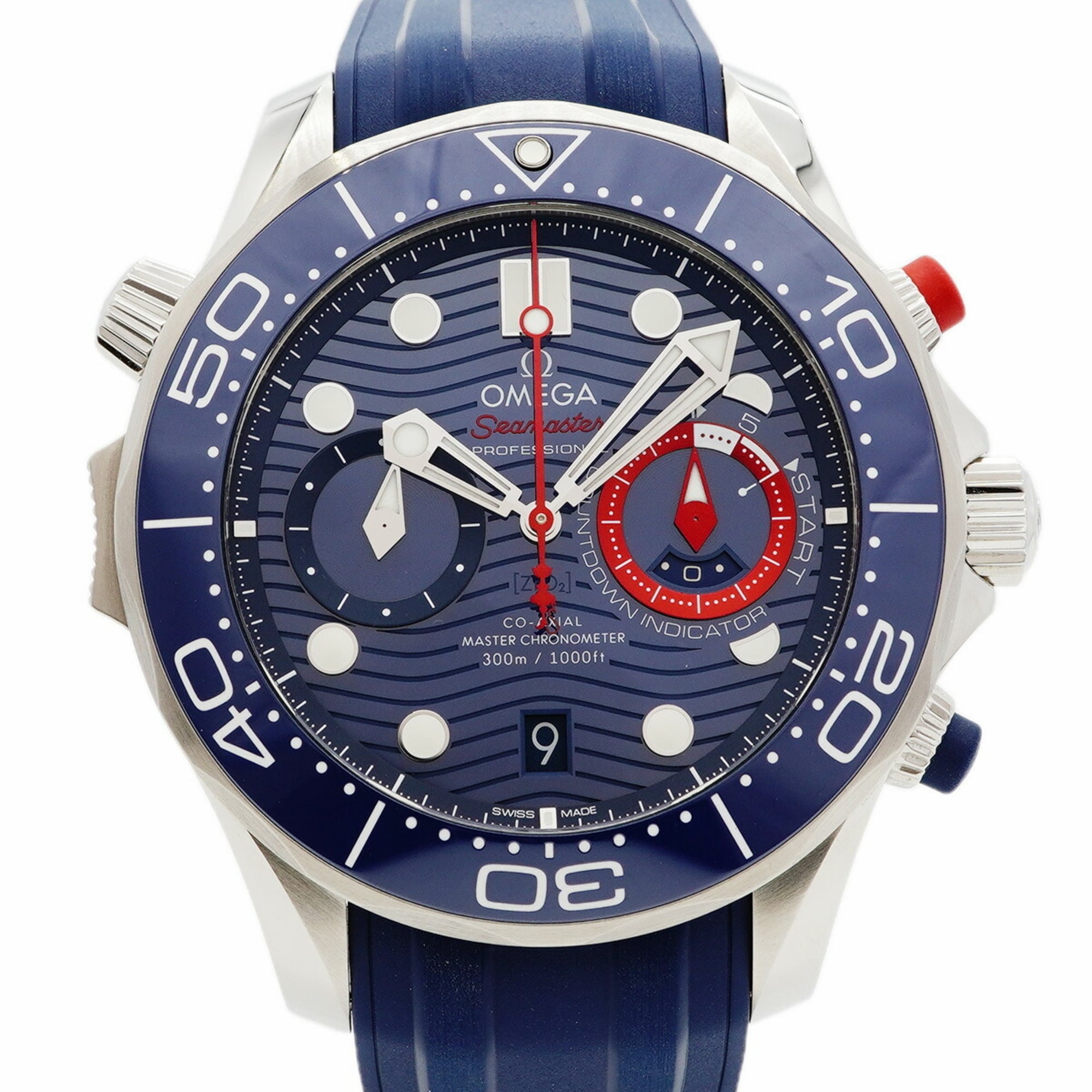 Omega Seamaster Diver 300M America's Cup 210.30.44.51.03.002 Blue Dial Men's Watch