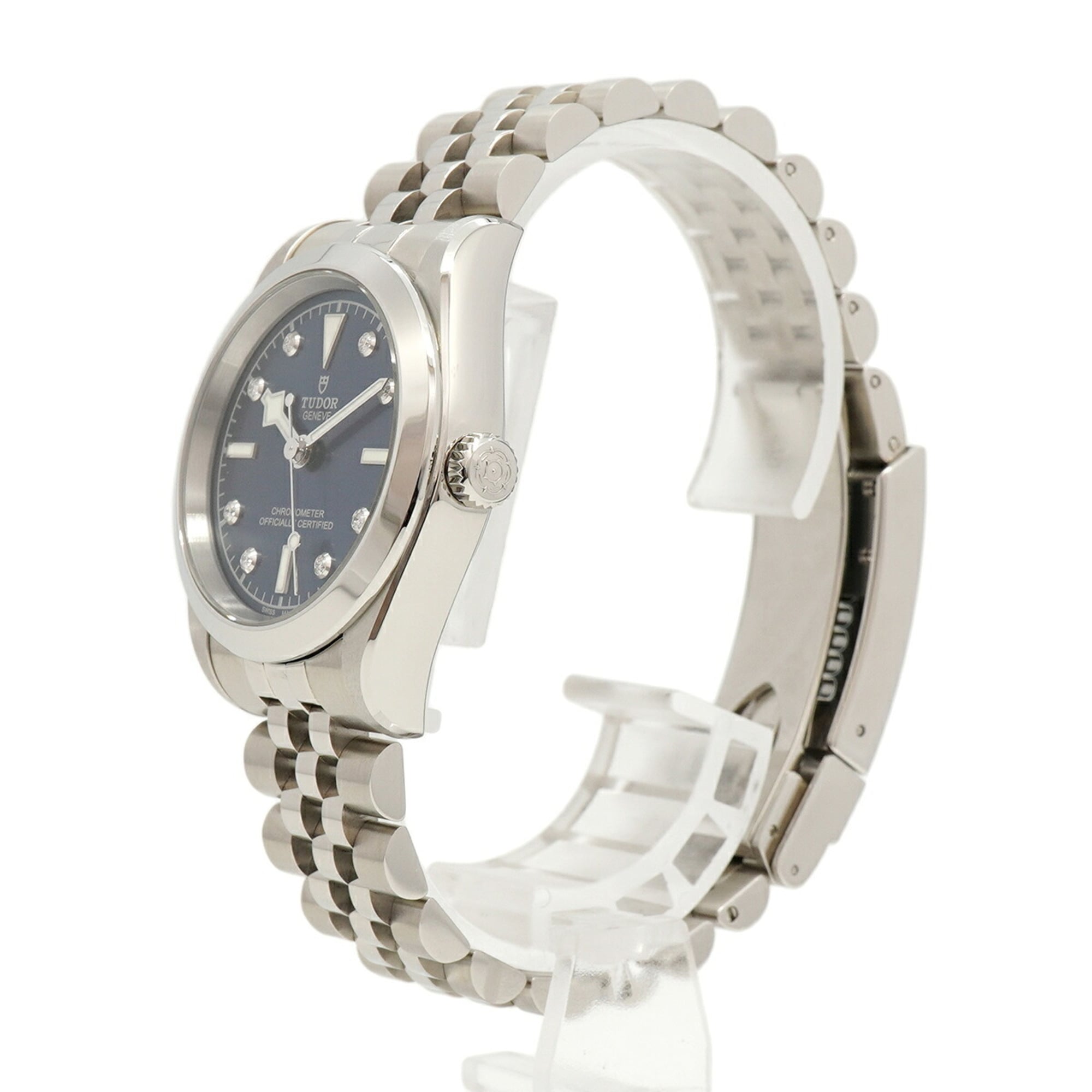 Montre Tudor Black bay One 31 8P Diamond 79600, cadran bleu, 31 mm