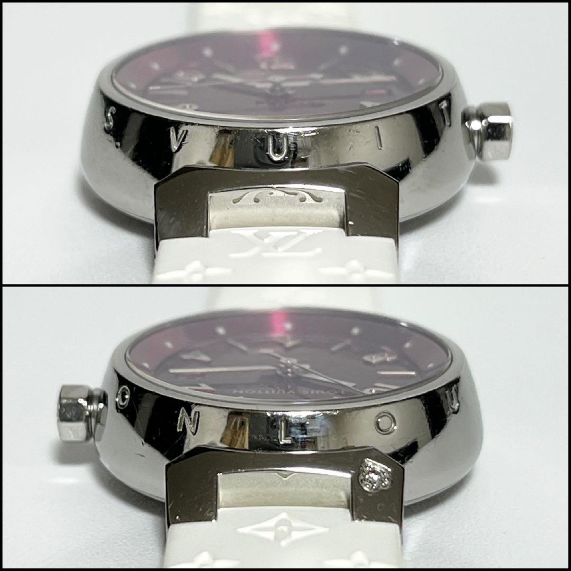 Louis Vuitton LOUIS VUITTON Damenuhr Tambour Monogram Q121W