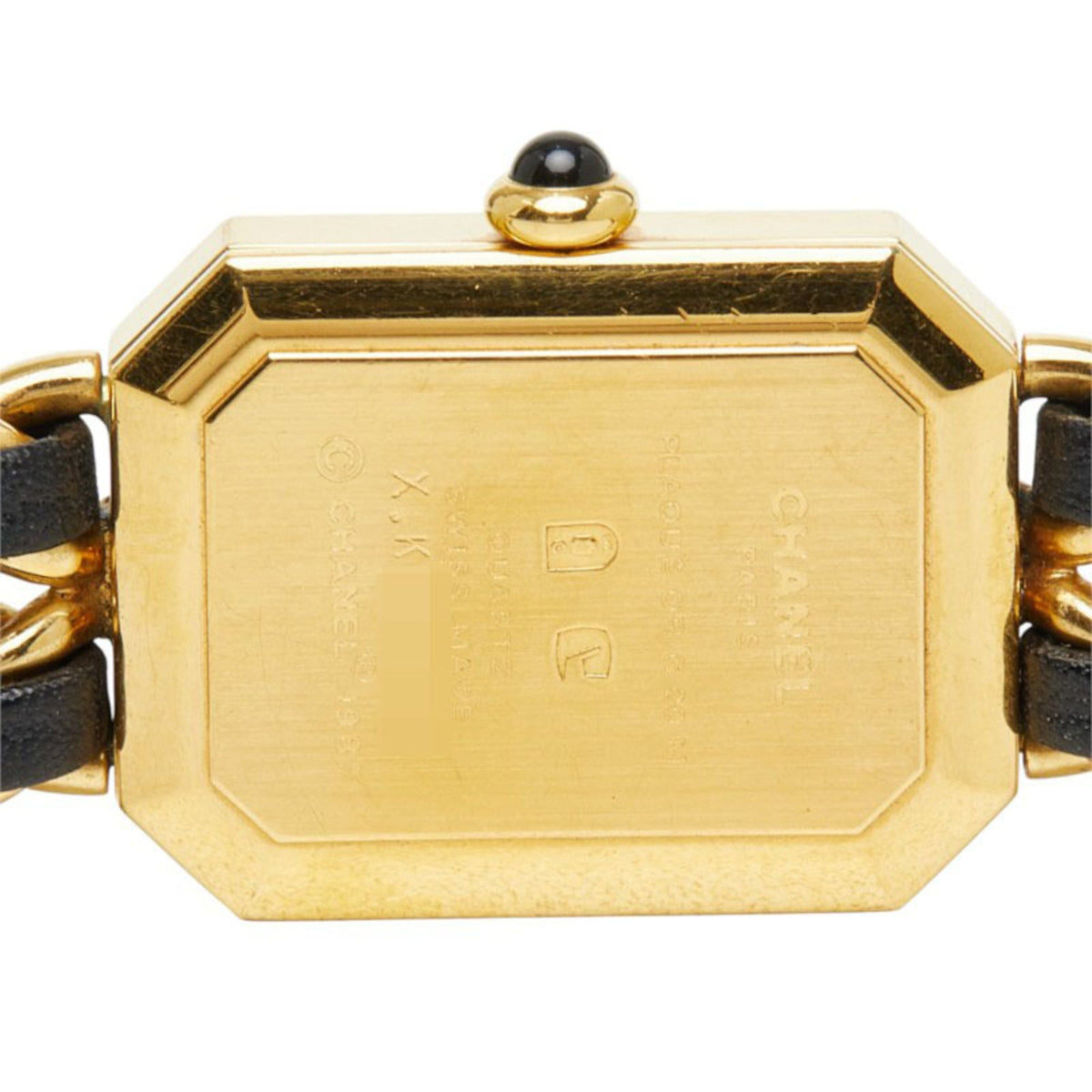 Chanel Première L Black Dial 20mm Watch