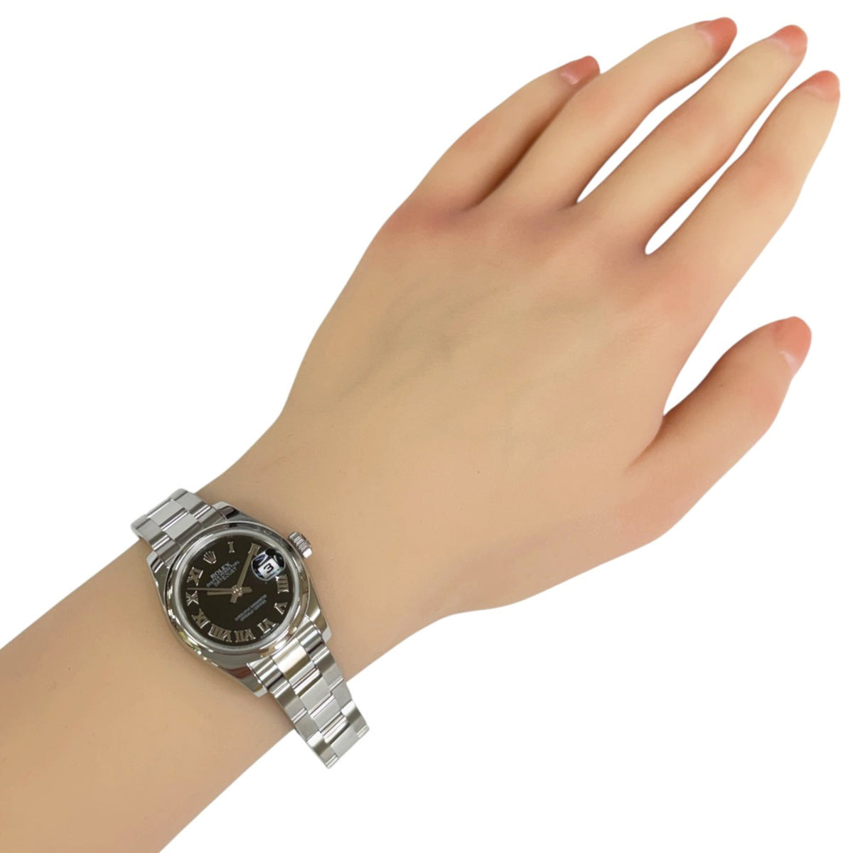 Montre Rolex Datejust Oyster Perpetual 179160 Noir avec cadran de 26 mm