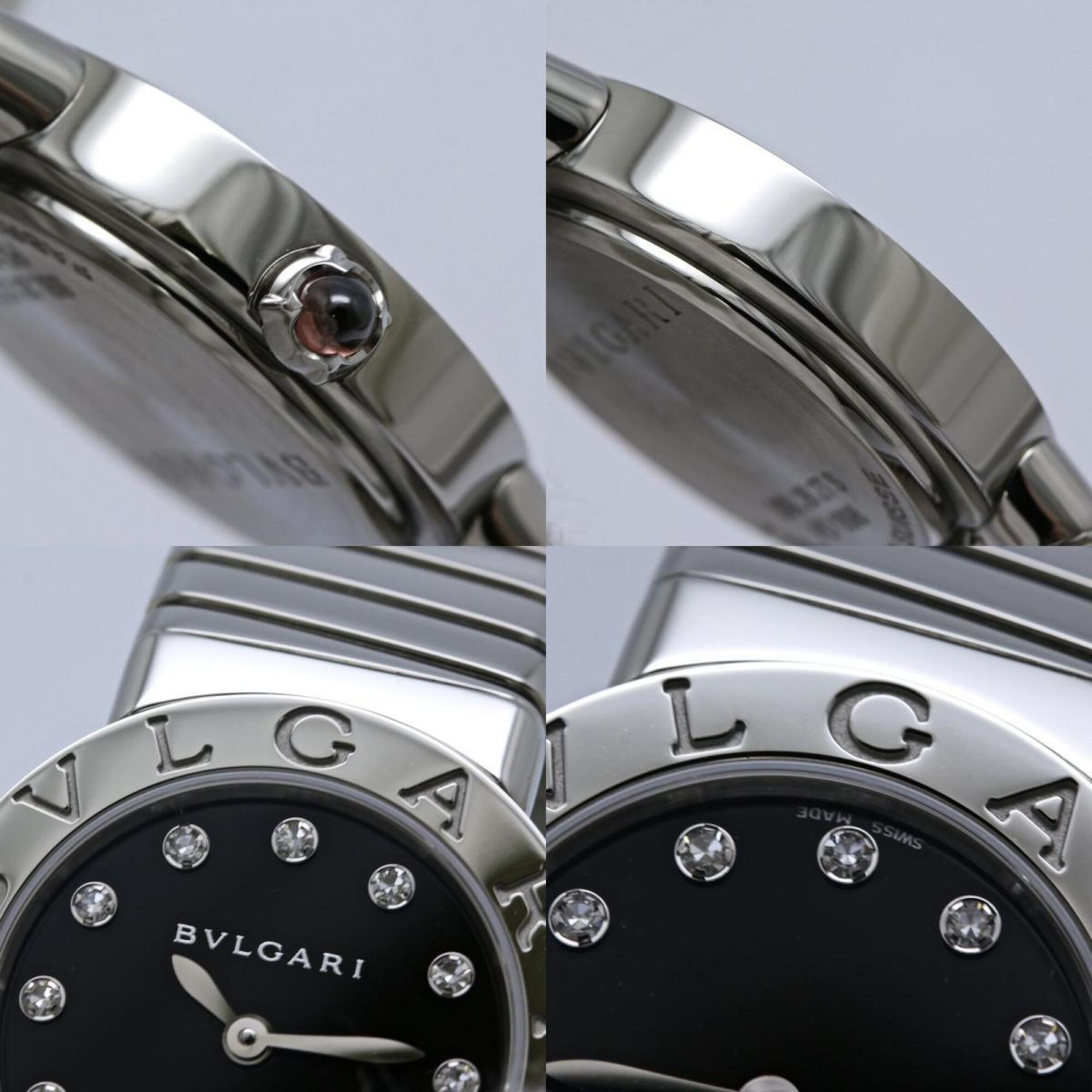 Bulgari Bulgari BBL262TBSS/12 BBL262TS Black Dial 26mm Watch
