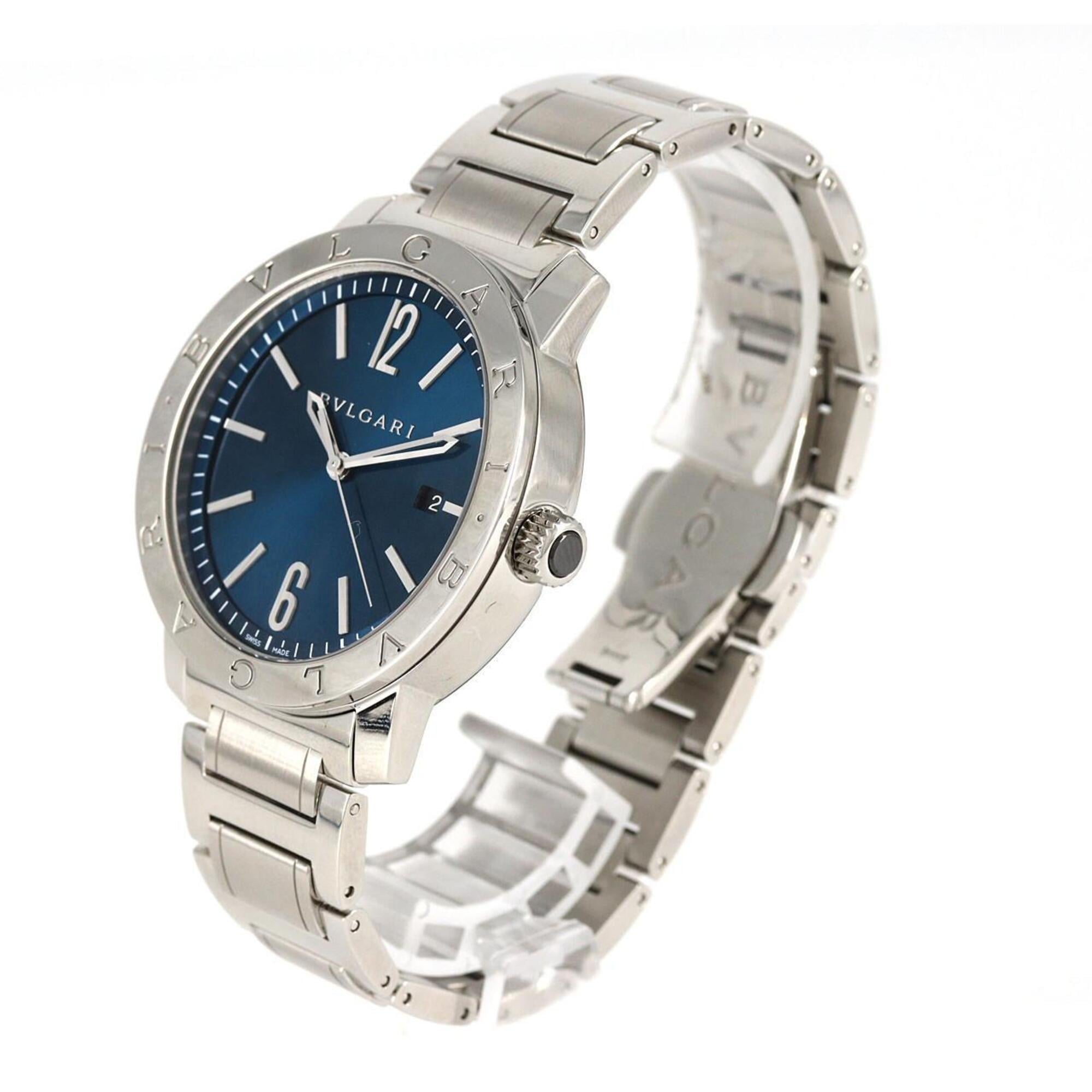 Bvlgari Solotempo BB41S/BB41C3SSD/102396 Blue Dial Stainless steel 41mm Watch